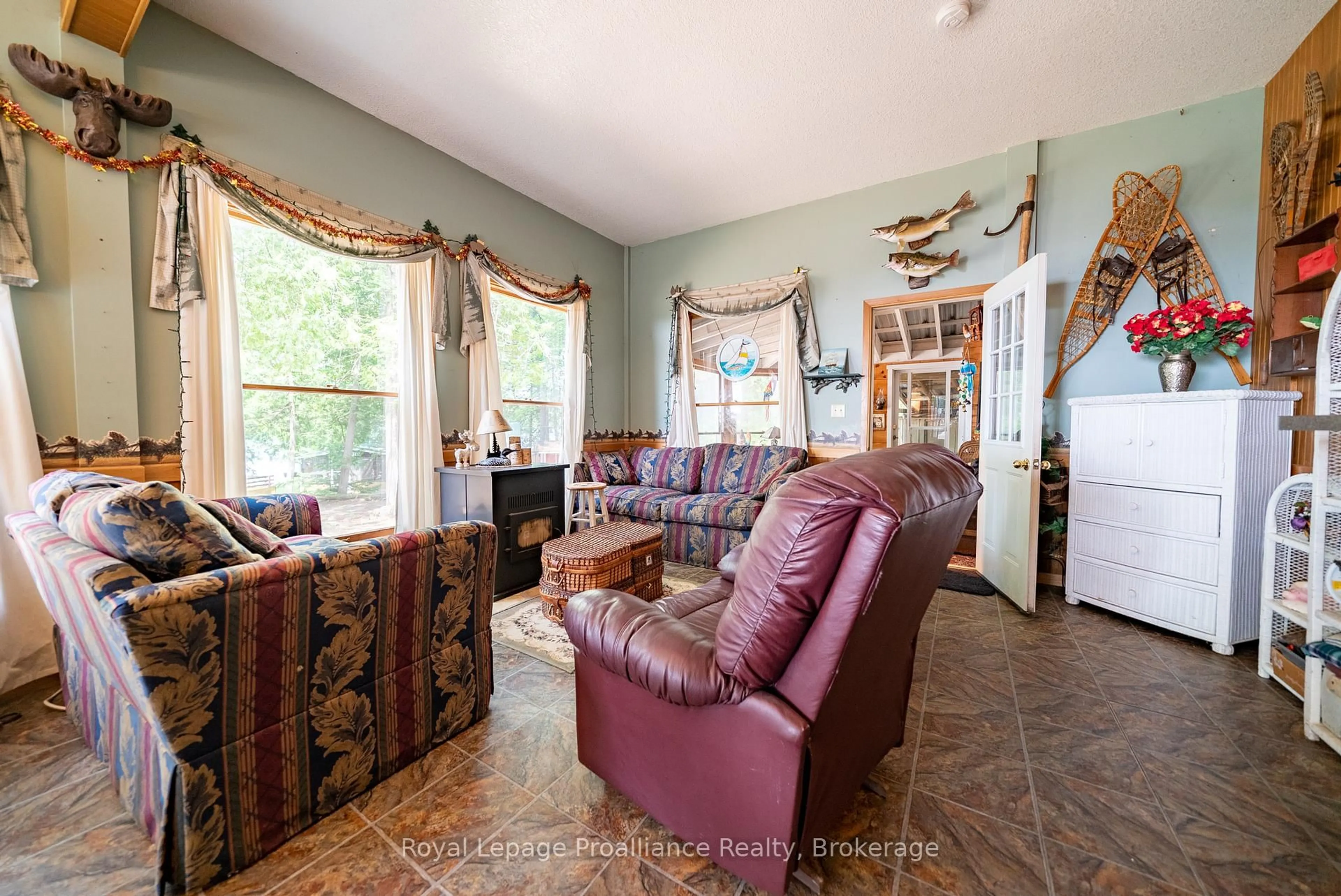 Living room with furniture, unknown for 1117A Twin Pine Lane, Cloyne Ontario K0H 1K0
