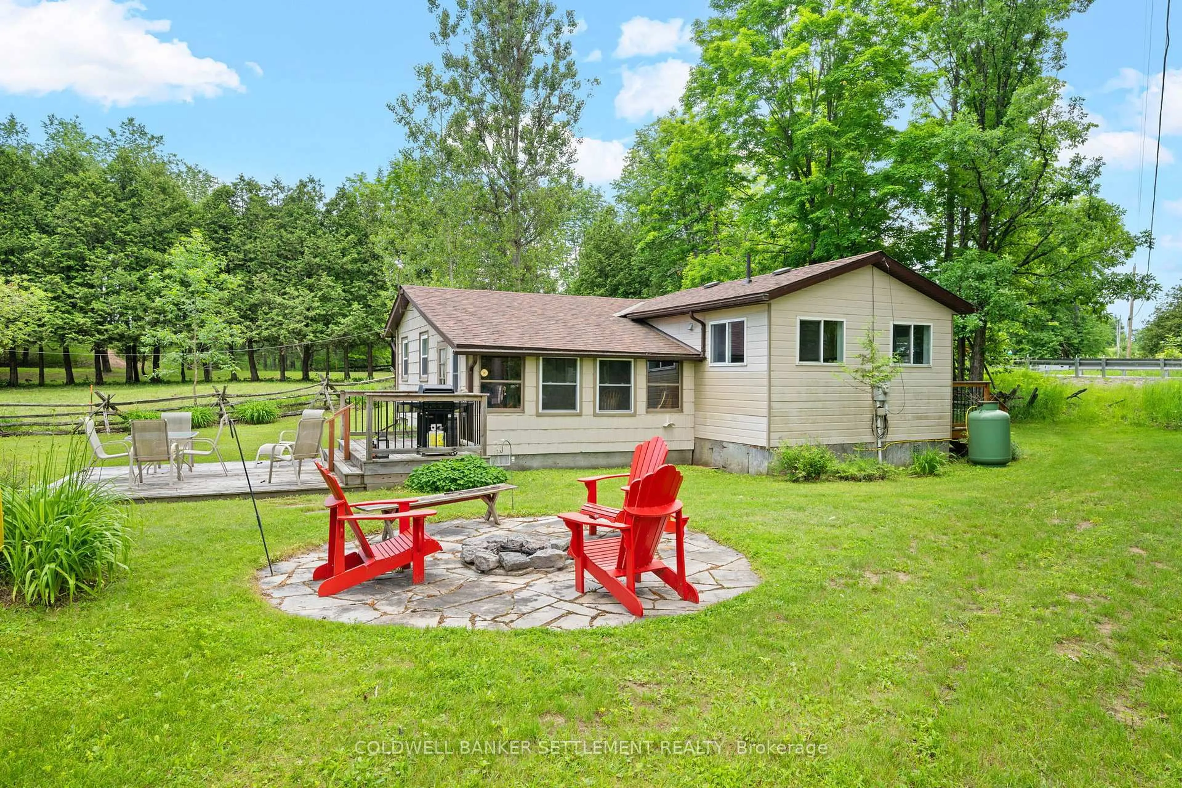 Patio, water/lake/river/ocean view for 1503 Sheridan Rapids Rd, Lanark Ontario K0G 1K0