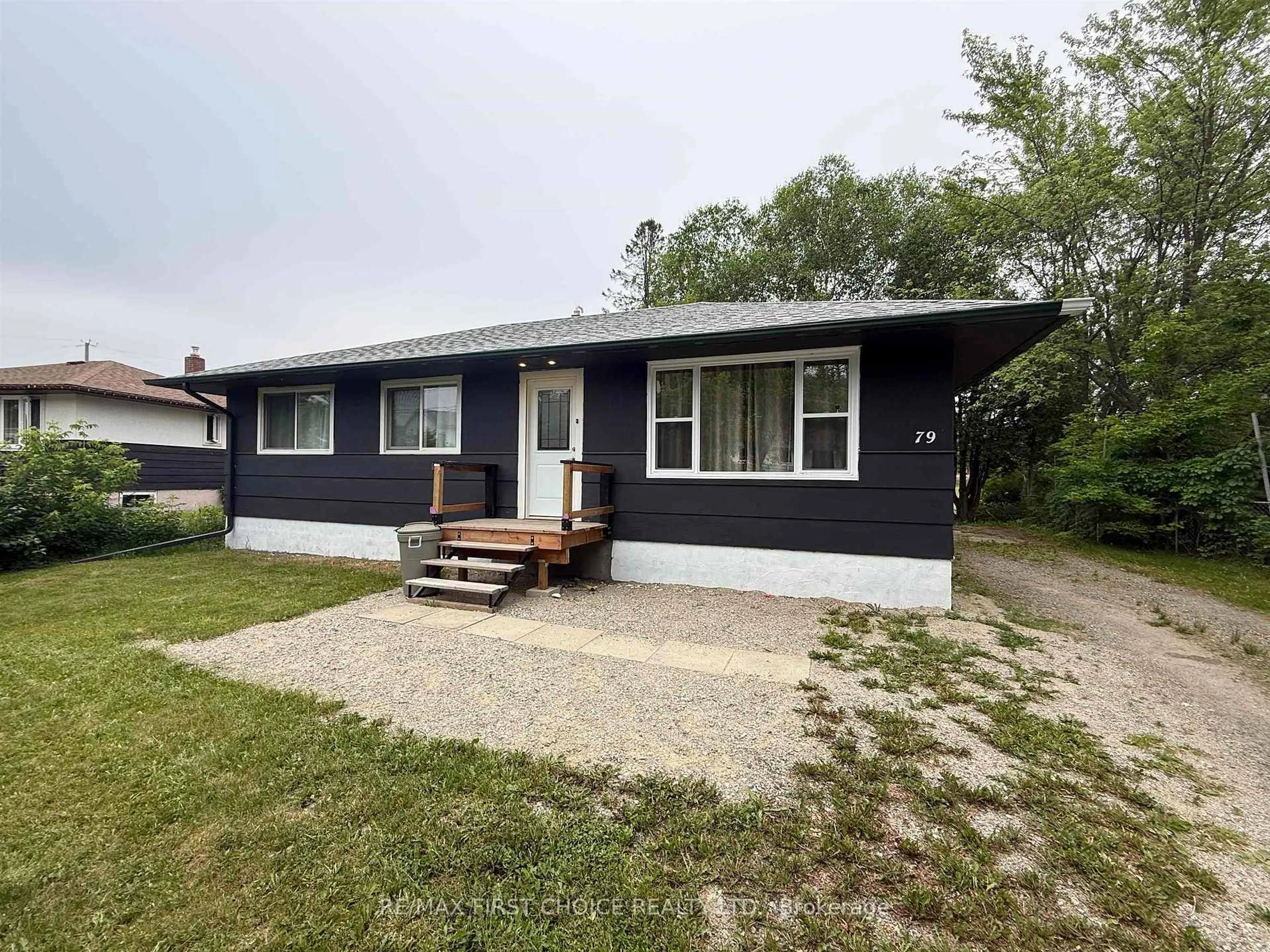 A pic from outside/outdoor area/front of a property/back of a property/a pic from drone, unknown for 79 Maple Cres, Atikokan Ontario P0T 1C0