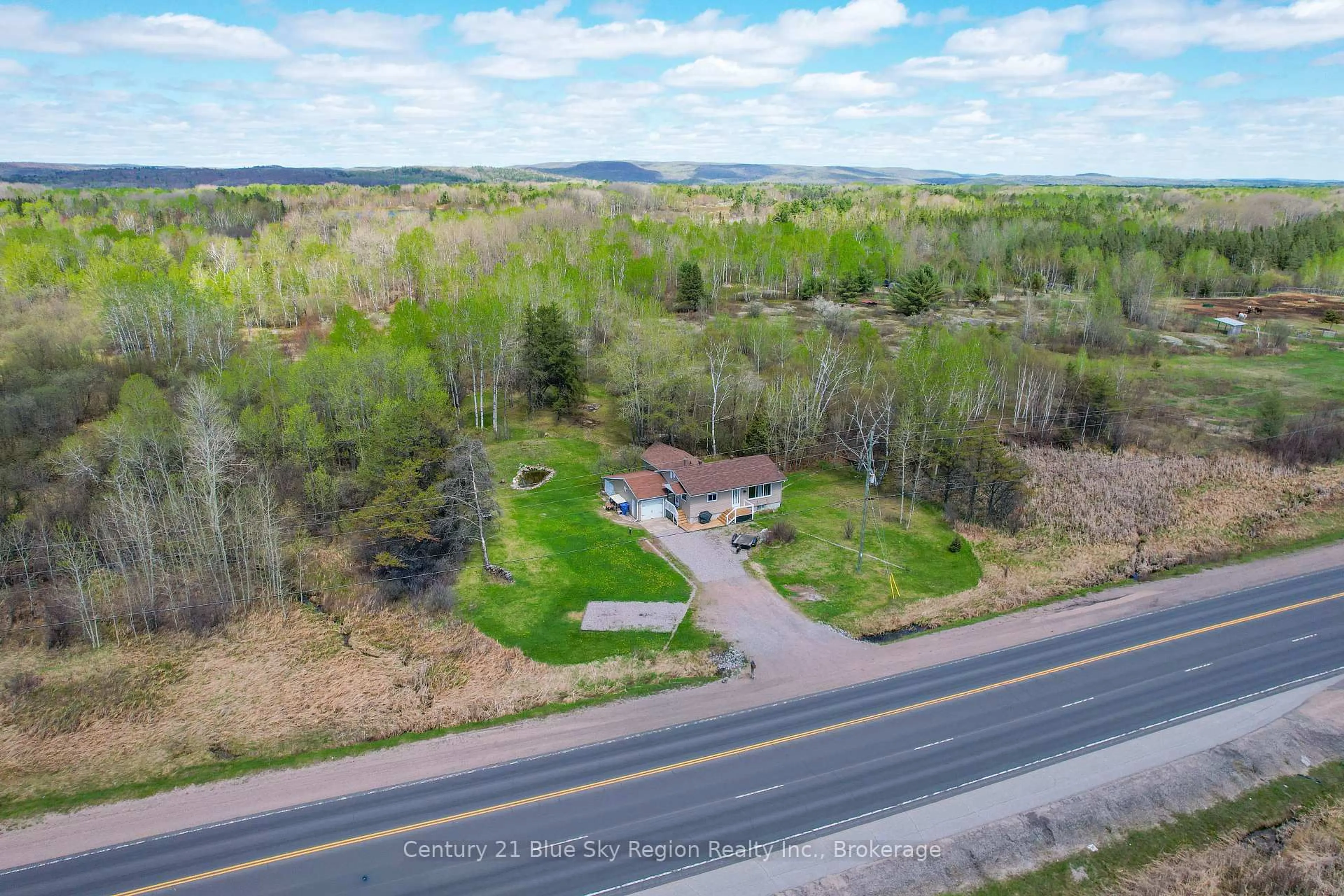 A pic from outside/outdoor area/front of a property/back of a property/a pic from drone, unknown for 1742 Highway 17, East Ferris Ontario P0H 1H0