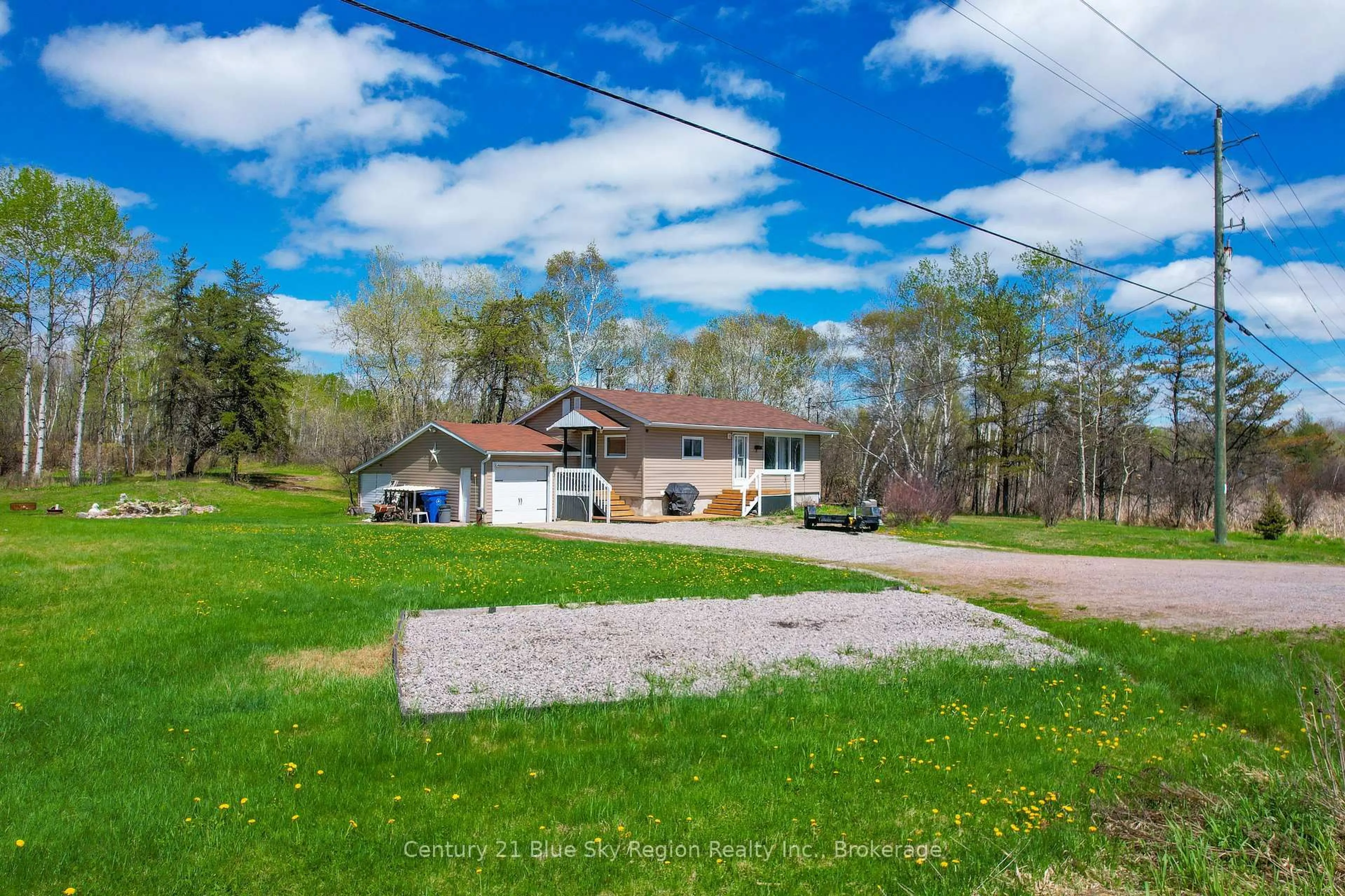 A pic from outside/outdoor area/front of a property/back of a property/a pic from drone, unknown for 1742 Highway 17, East Ferris Ontario P0H 1H0