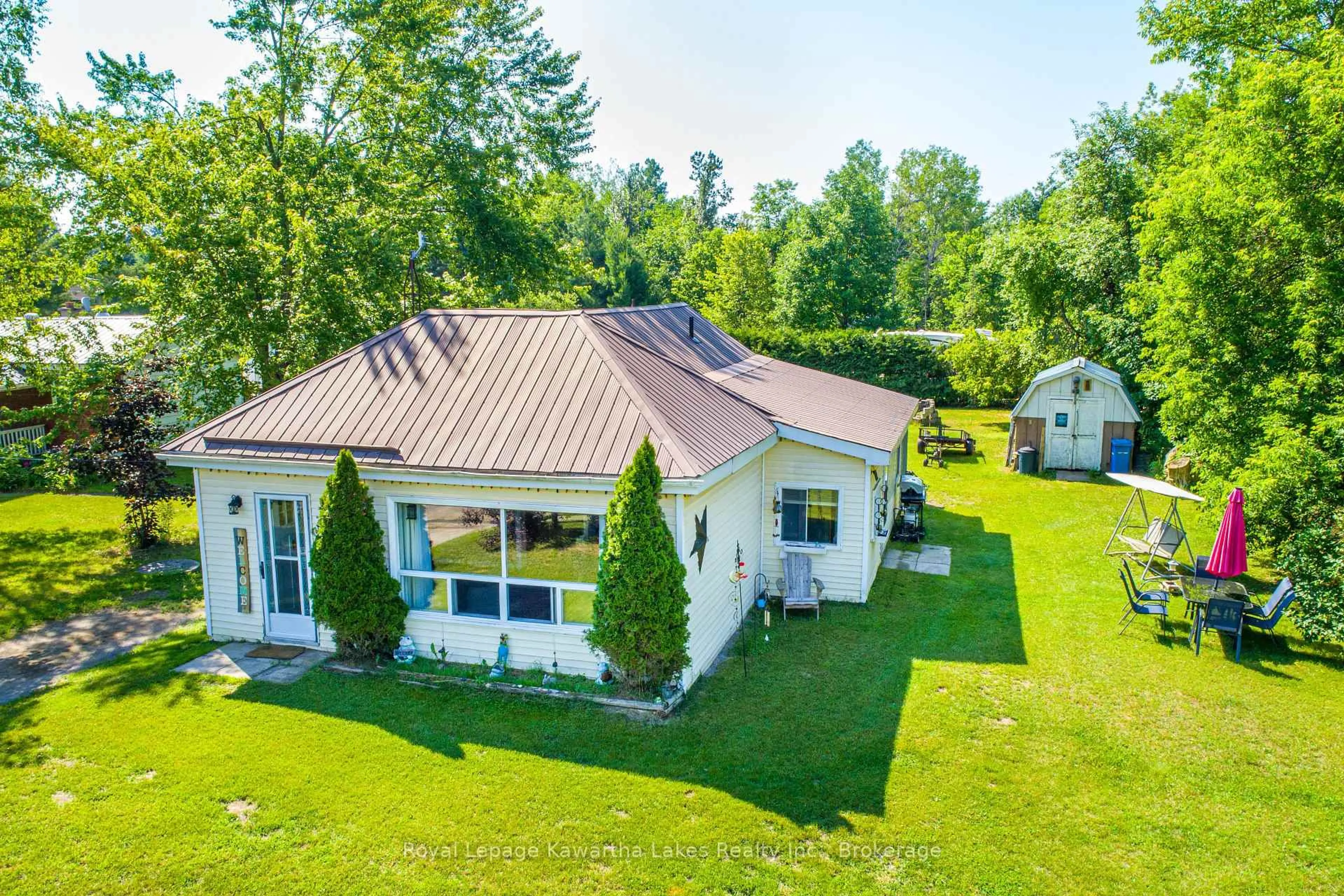 A pic from outside/outdoor area/front of a property/back of a property/a pic from drone, unknown for 3305 County Rd 48, Havelock-Belmont-Methuen Ontario K0L 1Z0