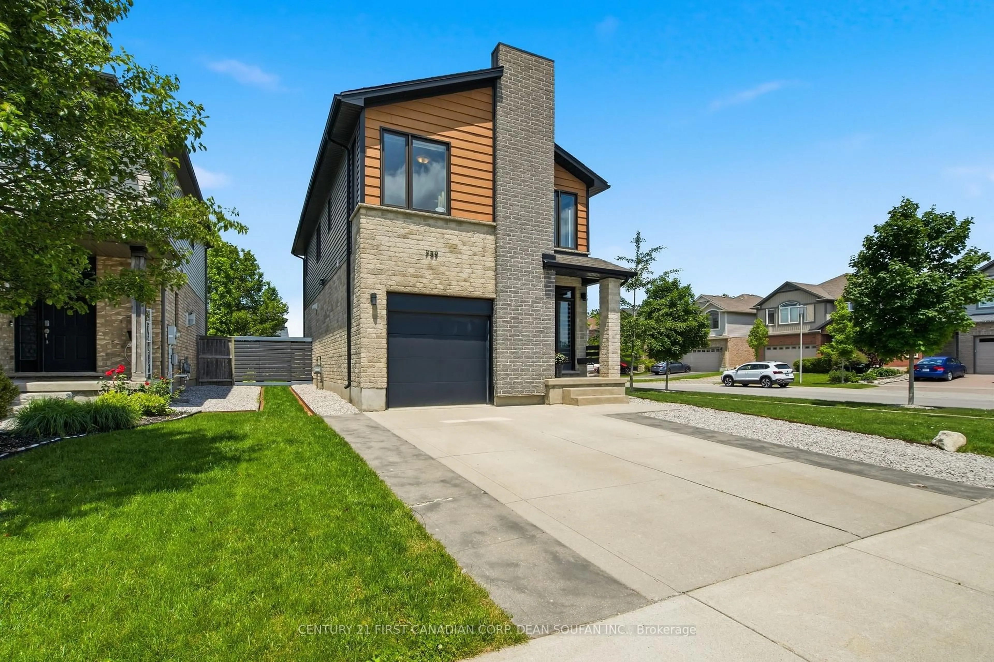 Home with brick exterior material, street for 739 Springwood Cres, London North Ontario N6G 0H8