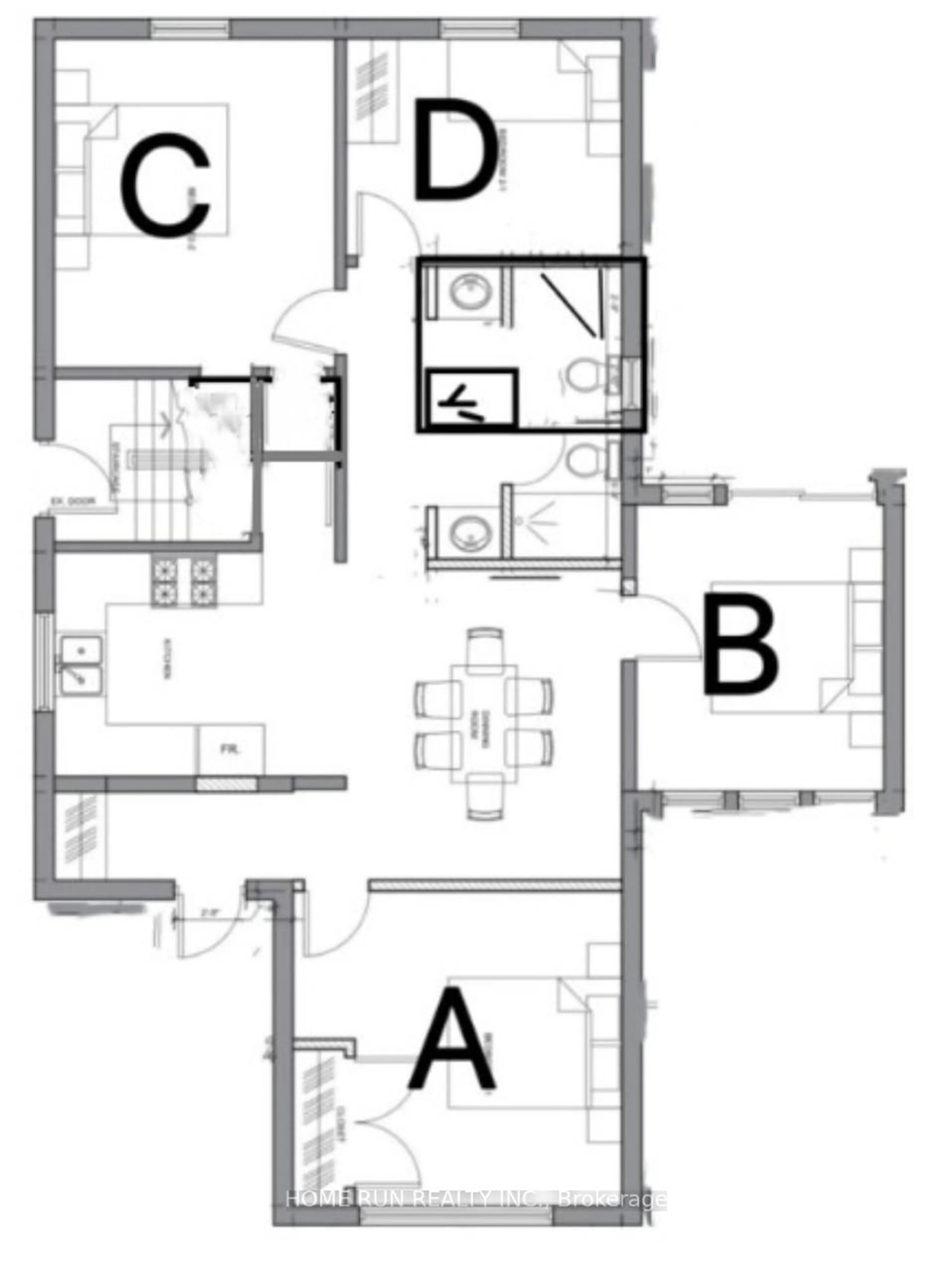 Floor plan for 378 Enfield Ave, Ottawa Ontario K1L 7L3