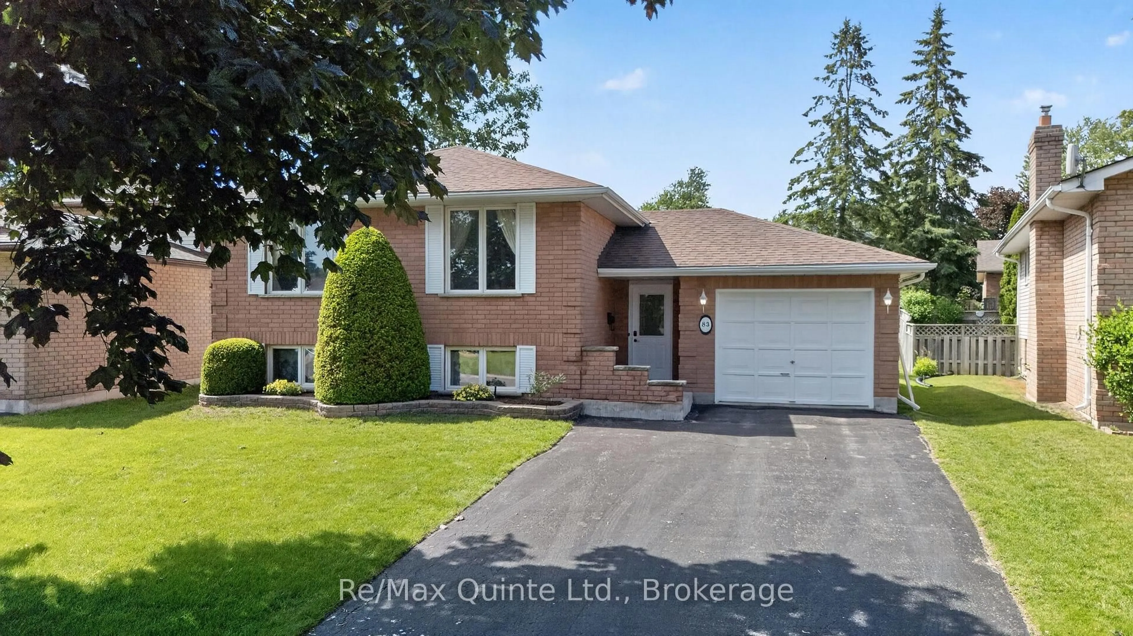 Home with brick exterior material, street for 83 Parkview Hts, Quinte West Ontario K8V 5T9