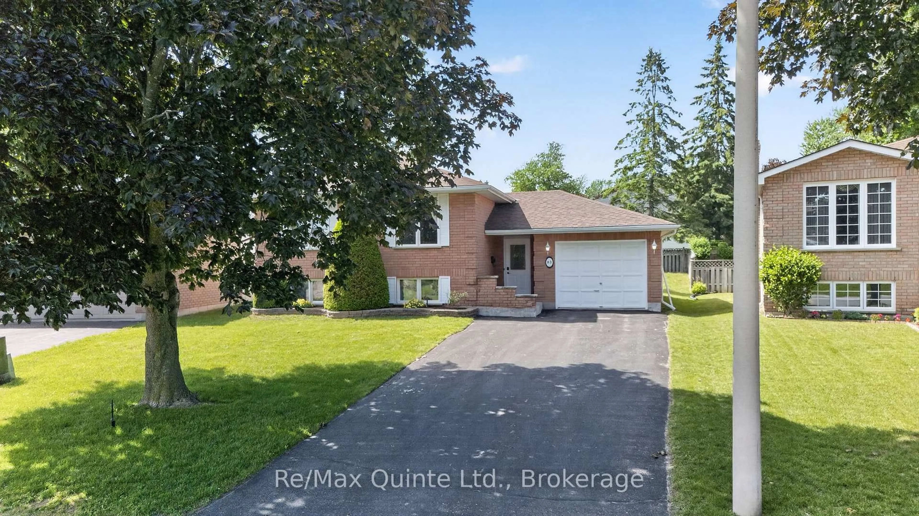 Home with brick exterior material, street for 83 Parkview Hts, Quinte West Ontario K8V 5T9