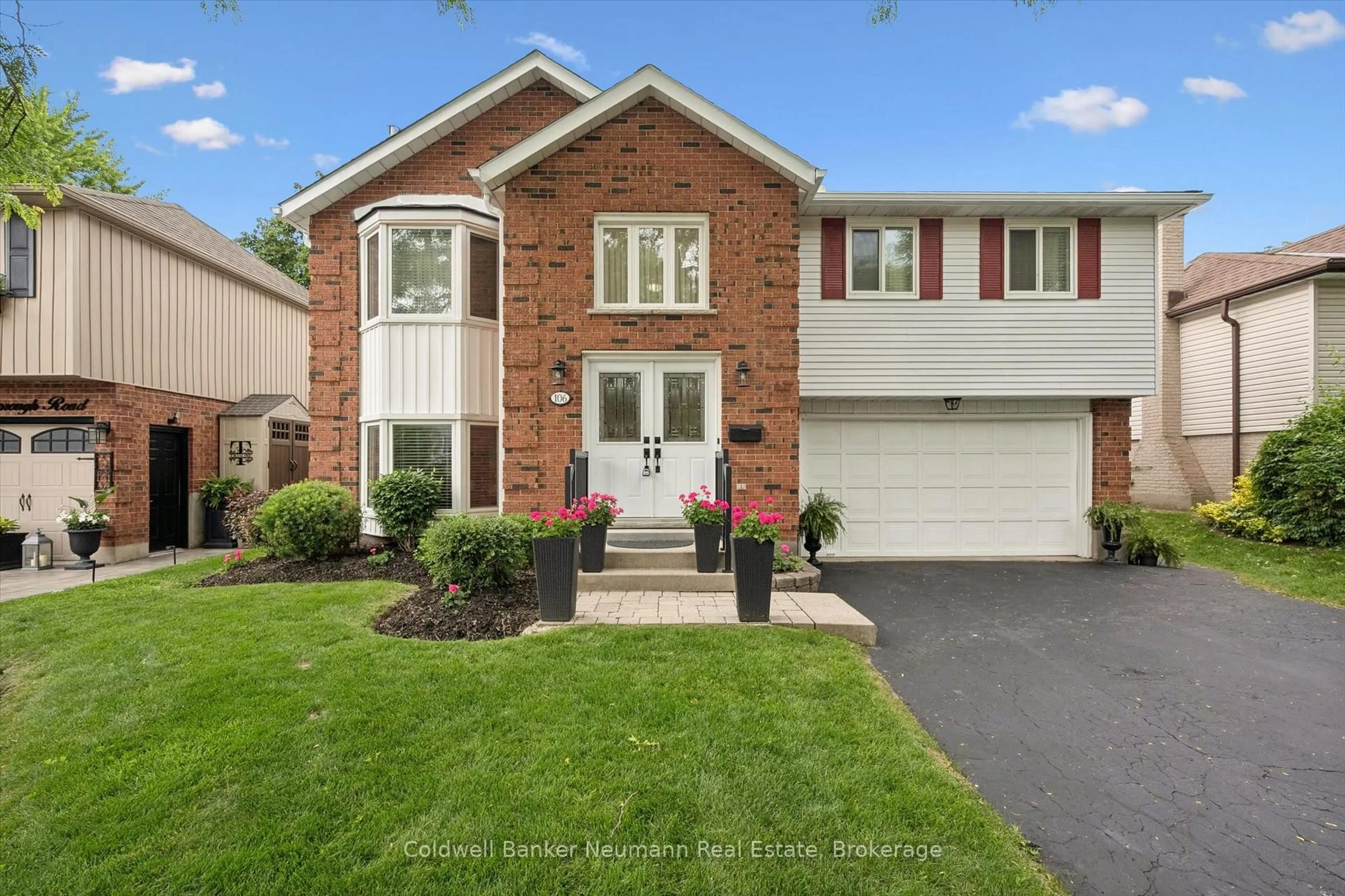Home with brick exterior material, street for 106 Woodborough Rd, Guelph Ontario N1G 3K5