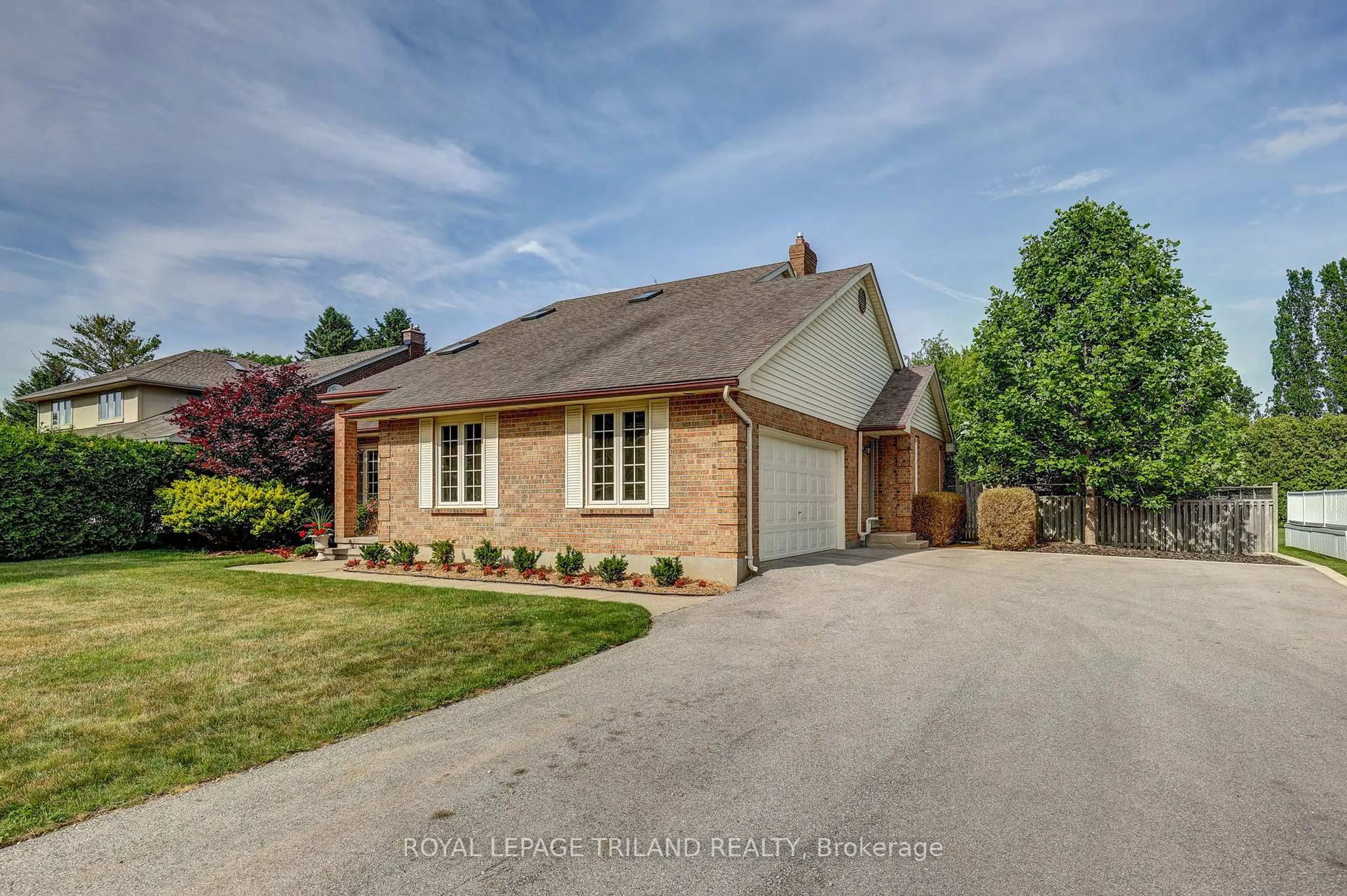 Home with brick exterior material, street for 4588 COLONEL TALBOT Rd, London South Ontario N6P 1B1