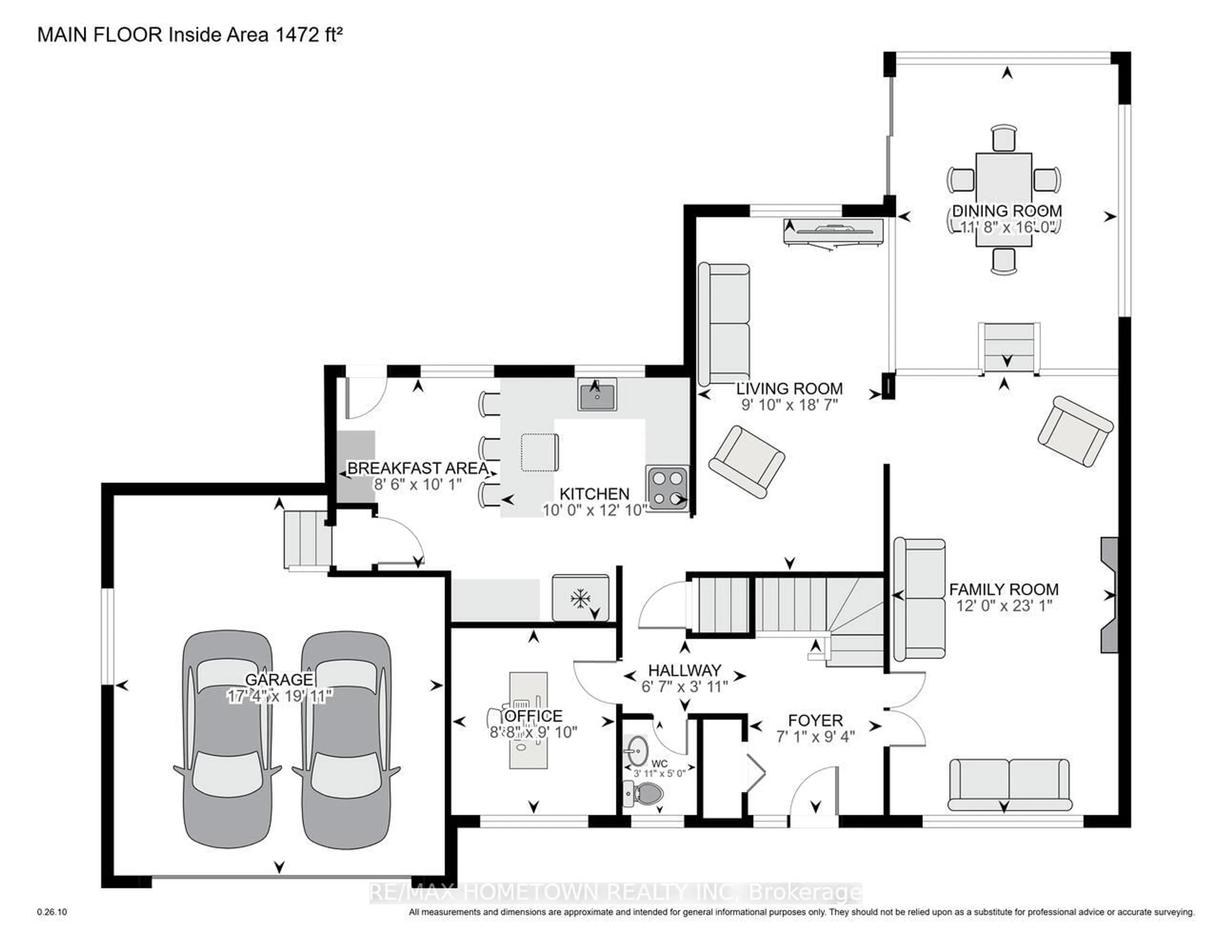 Floor plan for 73 First Ave, Brockville Ontario K6V 3A9