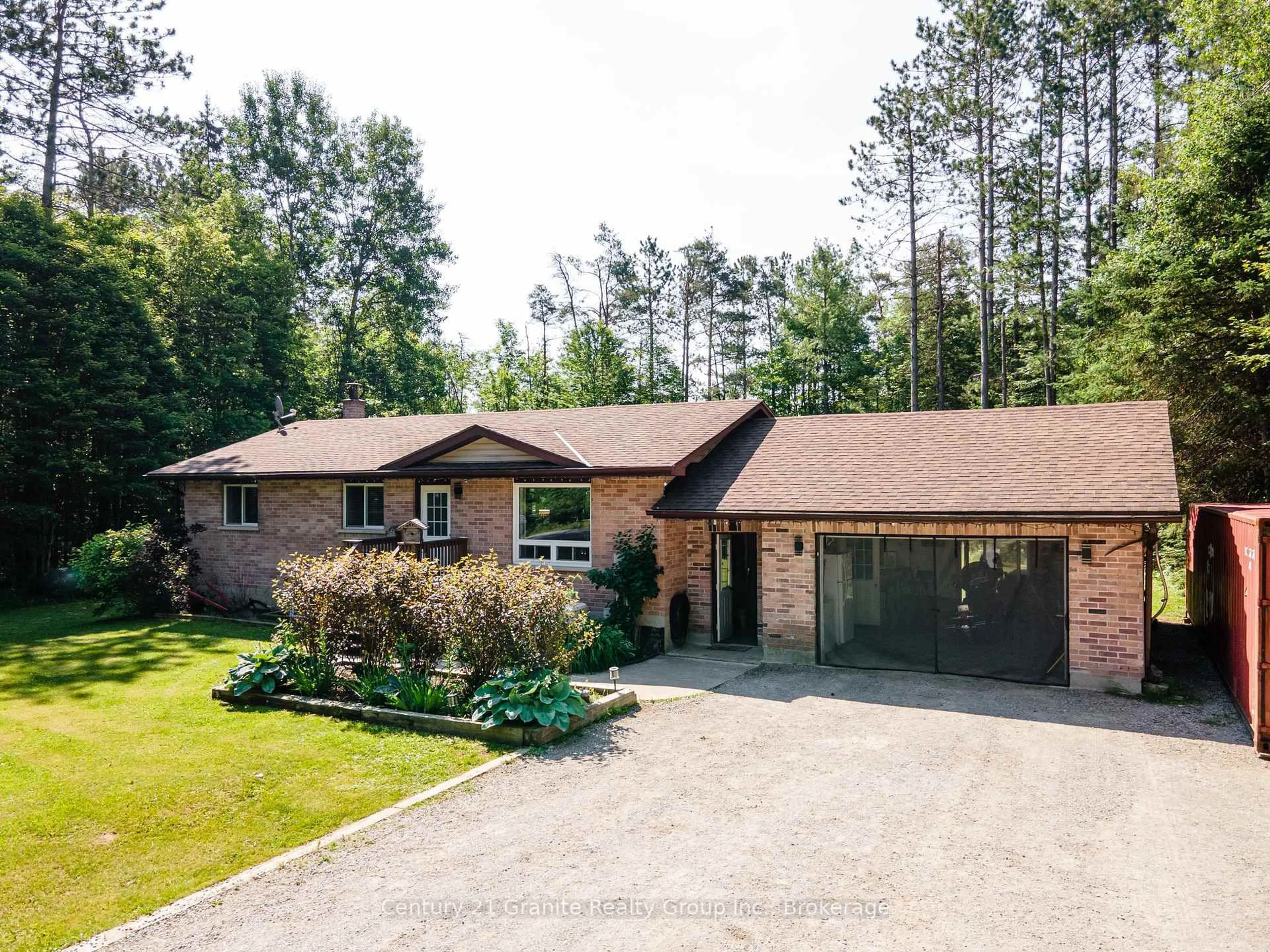 A pic from outside/outdoor area/front of a property/back of a property/a pic from drone, unknown for 1110 Howland Junction Rd, Minden Hills Ontario K0M 2K0
