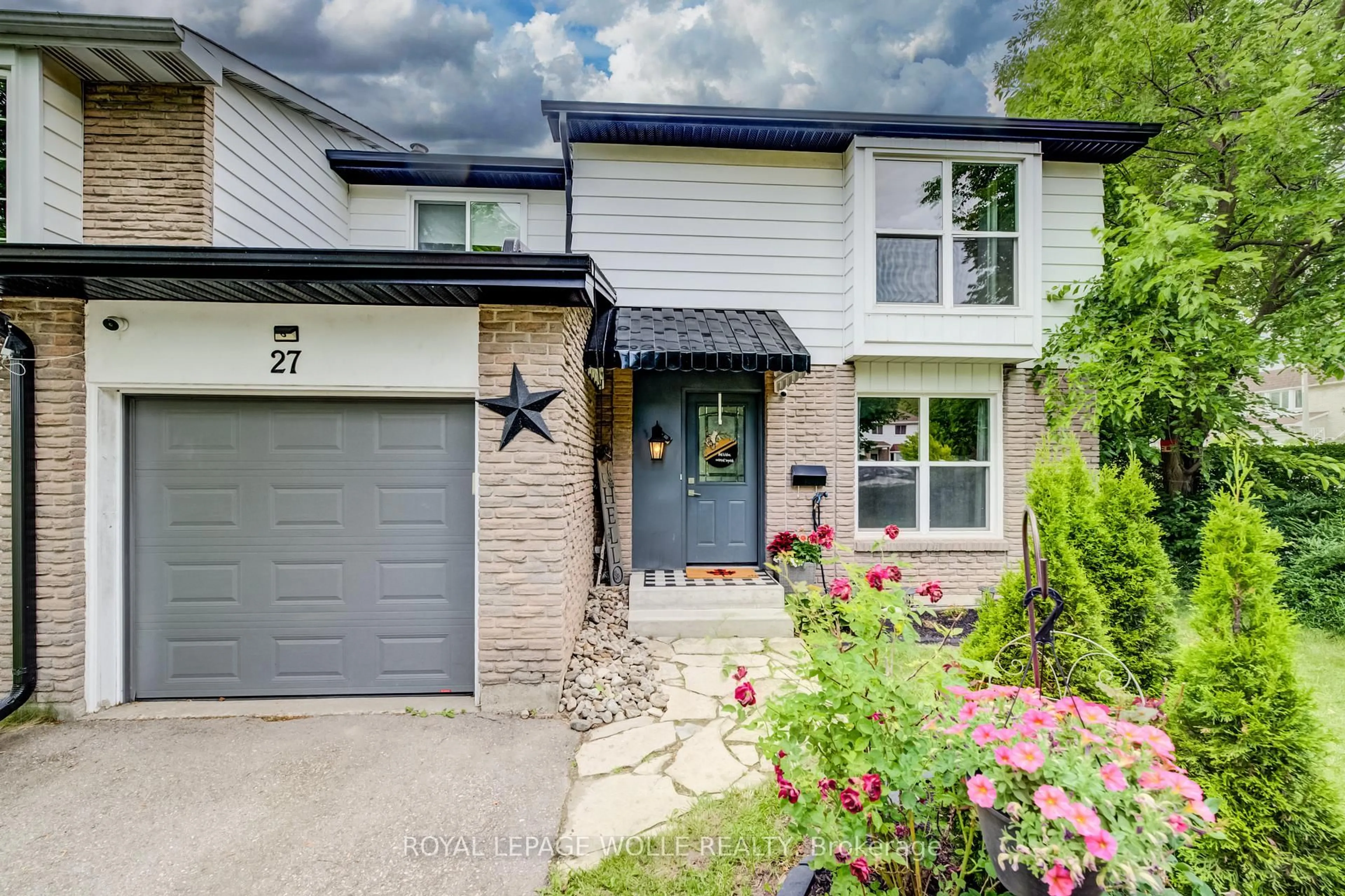 Home with brick exterior material, street for 27 Glen Avon Cres, Kitchener Ontario N2N 1C2