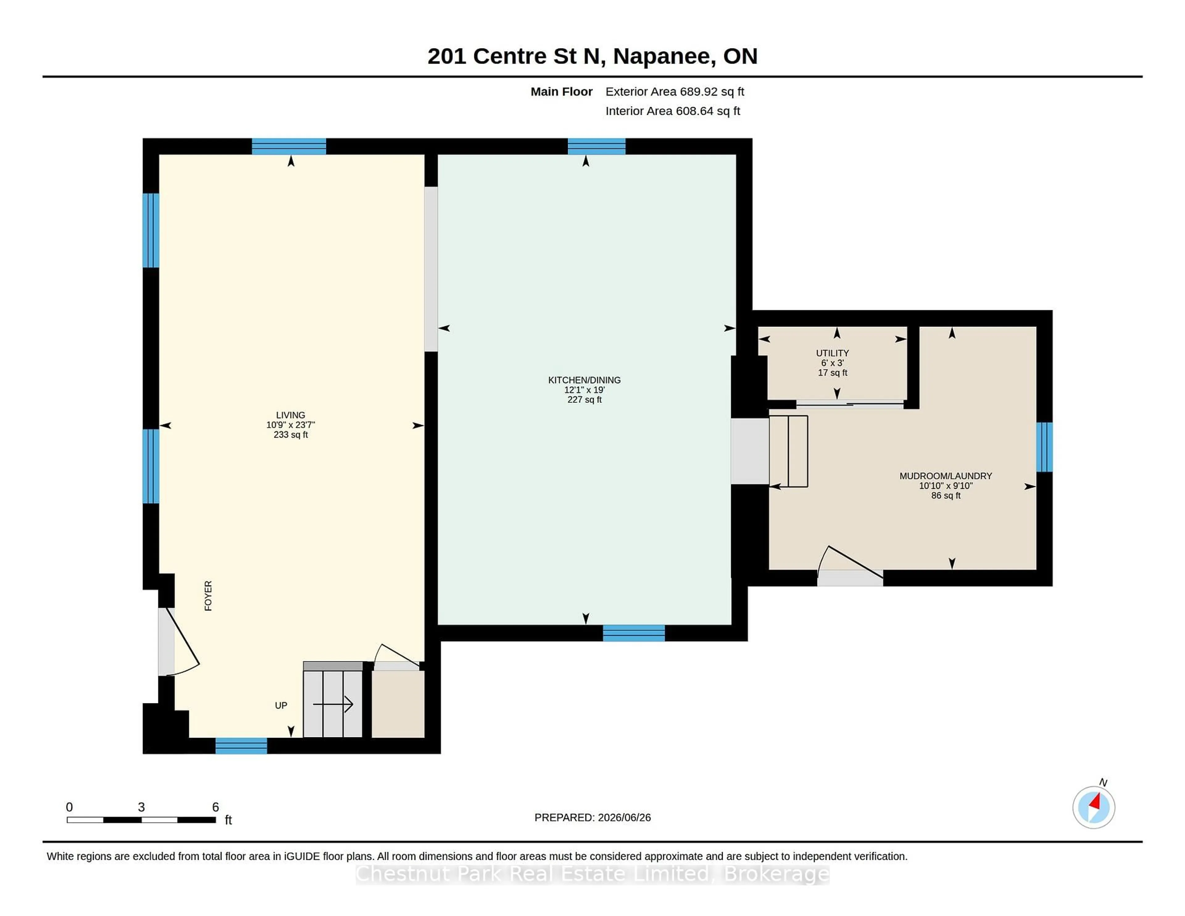 Floor plan for 201 Centre St, Greater Napanee Ontario K7R 1N7