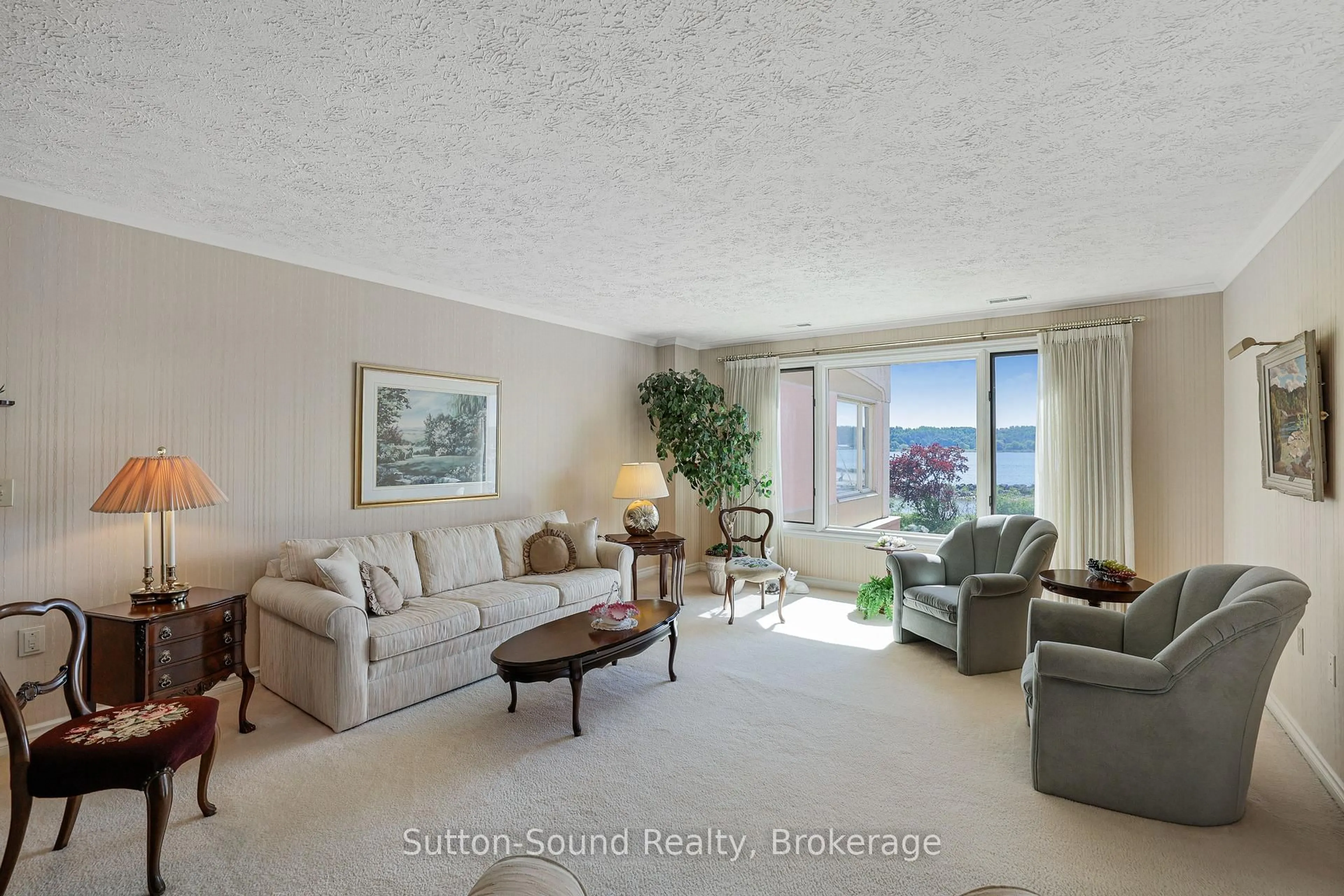 Living room with furniture, unknown for 2555 3rd Ave #102, Owen Sound Ontario N4K 6T8