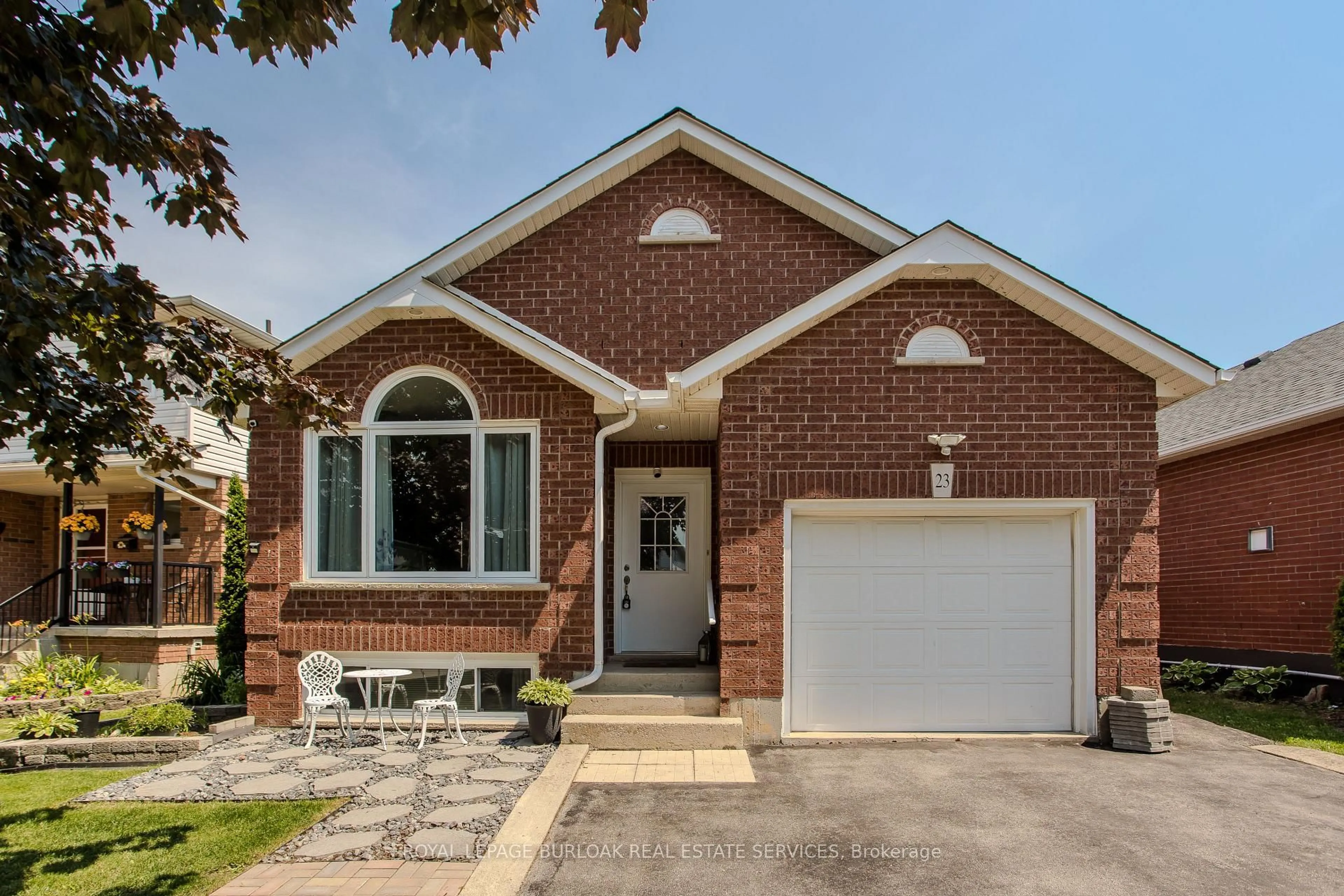 Home with brick exterior material, street for 23 Annapolis Way, Hamilton Ontario L8W 3L1
