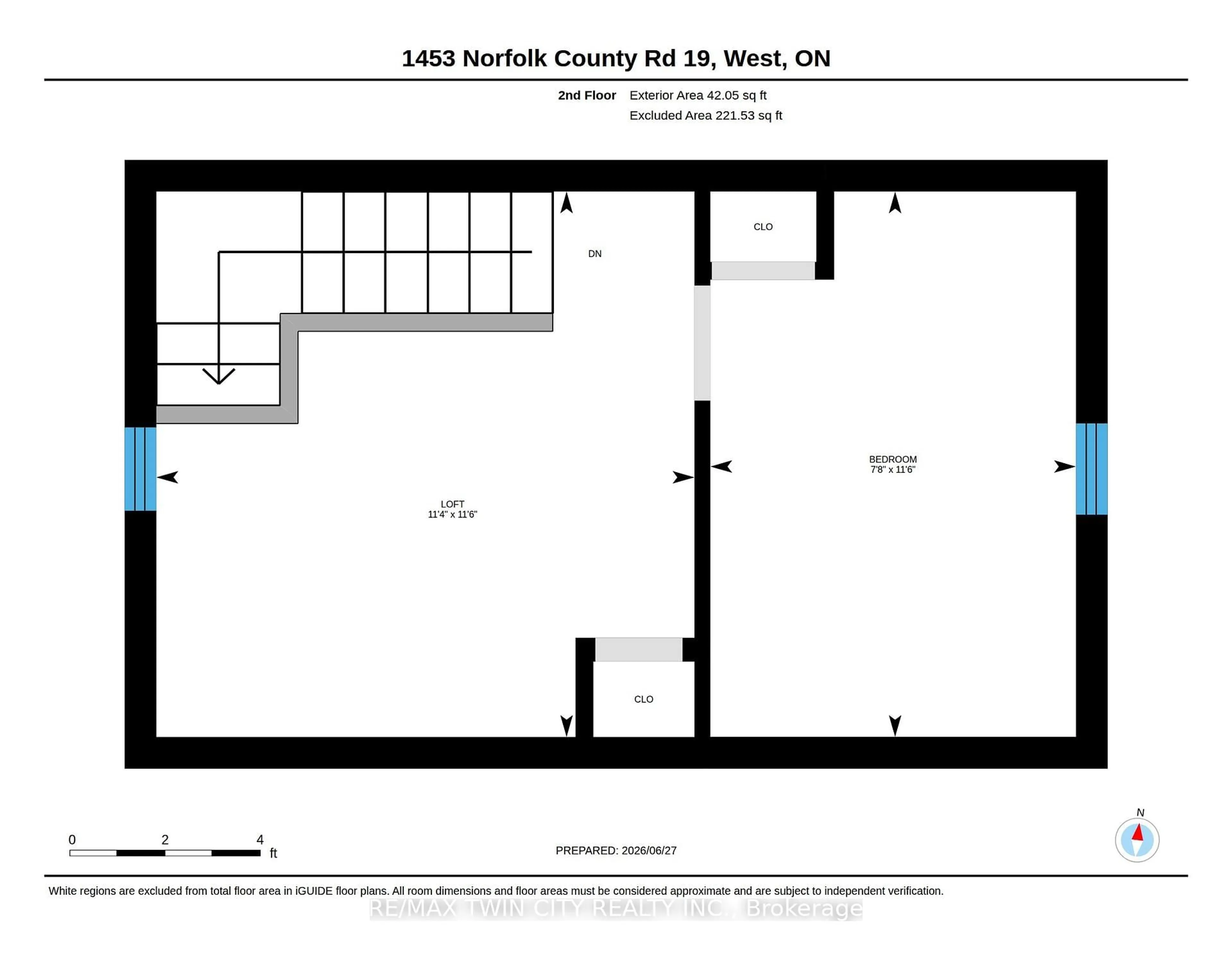 Floor plan for 1453 Norfolk County 19 Rd, Norfolk Ontario N0E 1V0