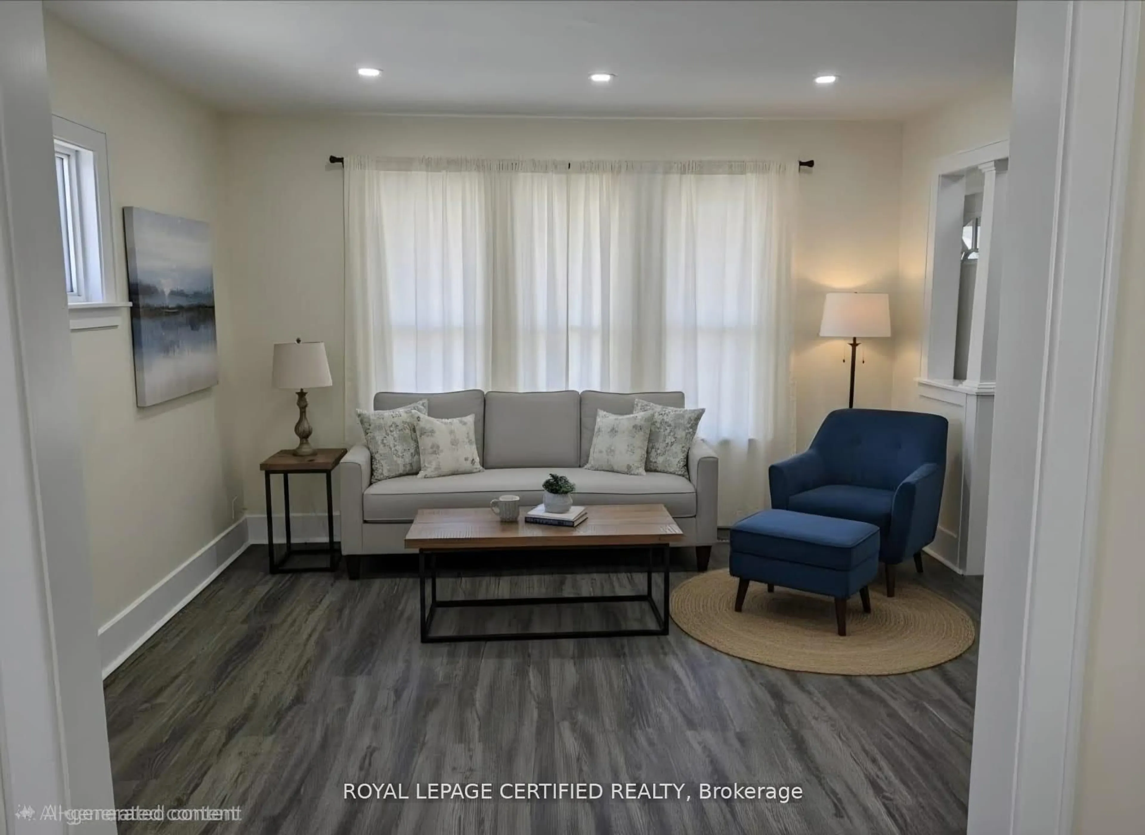 Living room with furniture, unknown for 3272 Baby St, Windsor Ontario N9C 1K8