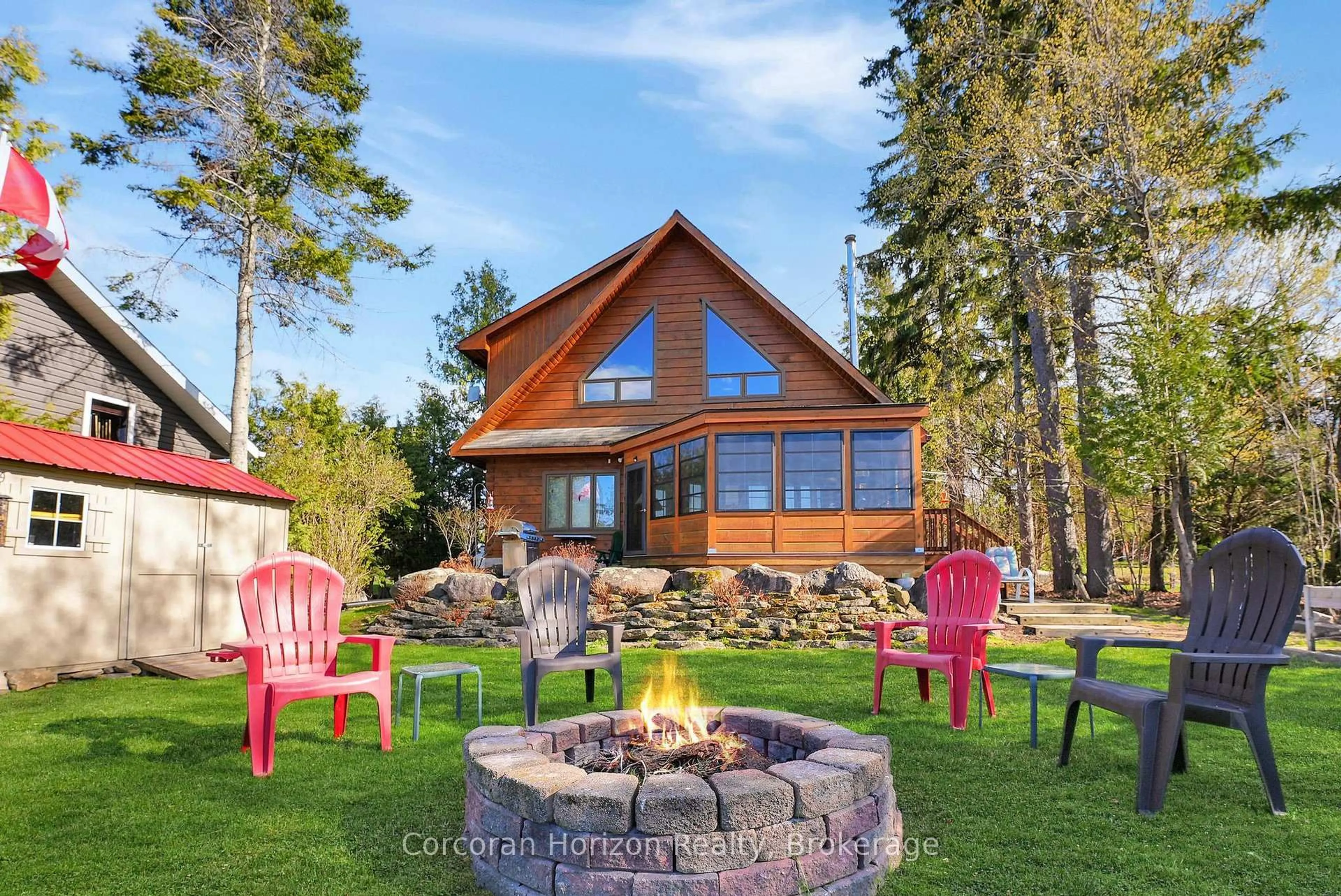 Patio, water/lake/river/ocean view for 8 Goodman Rd, Kawartha Lakes Ontario K0M 1N0
