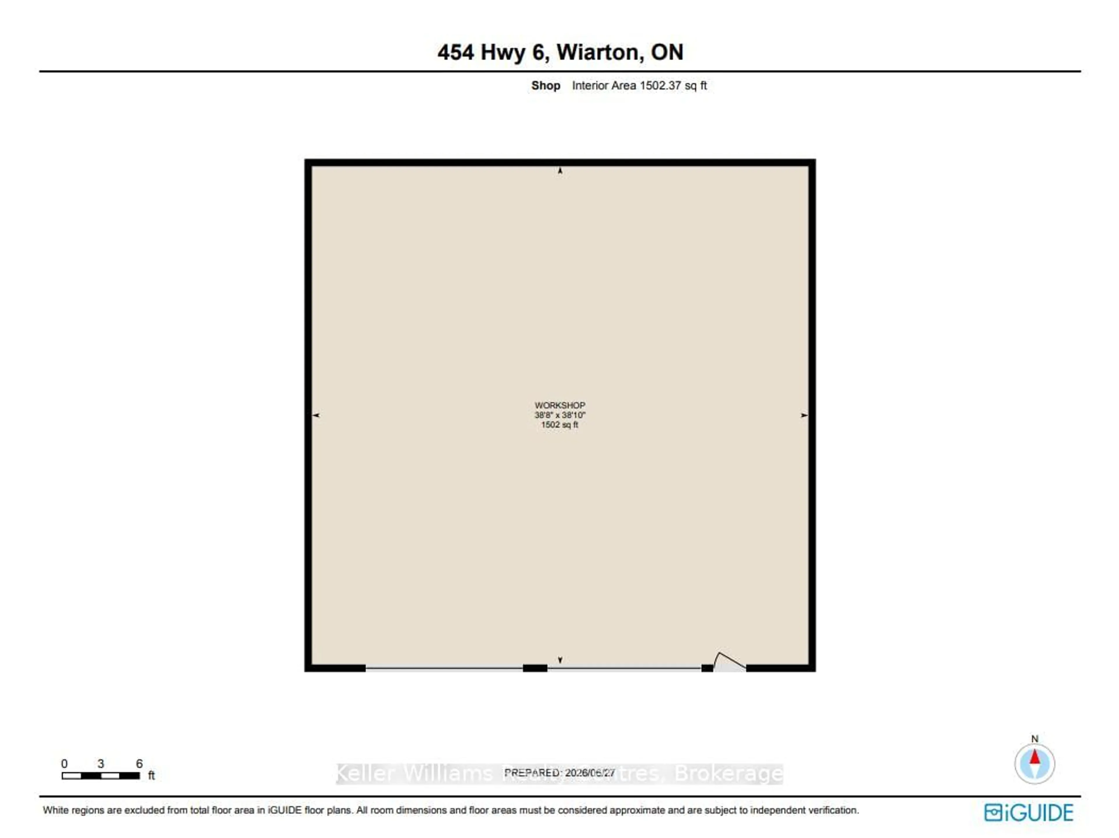 Floor plan for 454 Highway 6, South Bruce Peninsula Ontario N0H 2T0