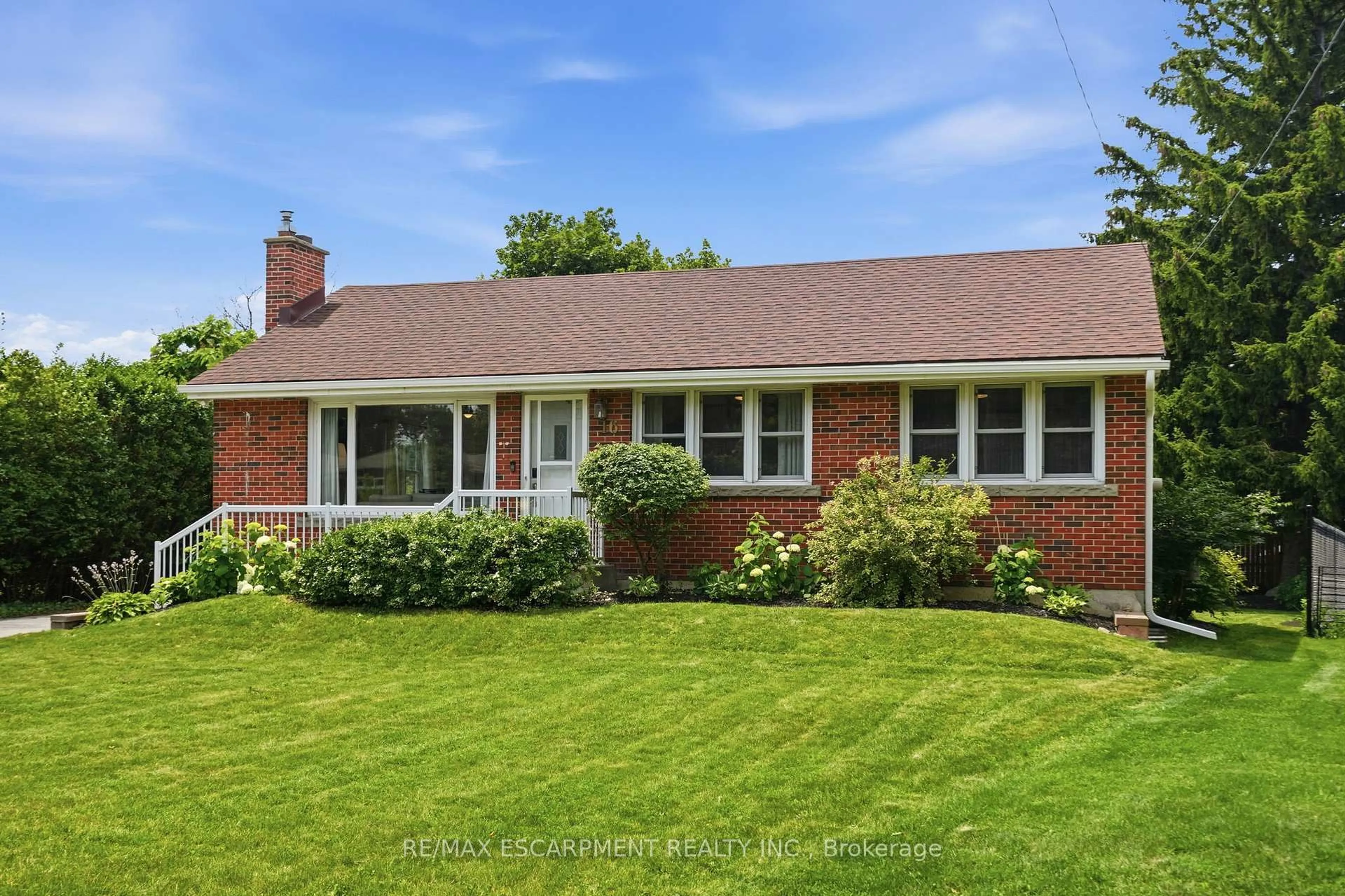 Home with brick exterior material, street for 16 Kings Forest Dr, Hamilton Ontario L8T 4J3