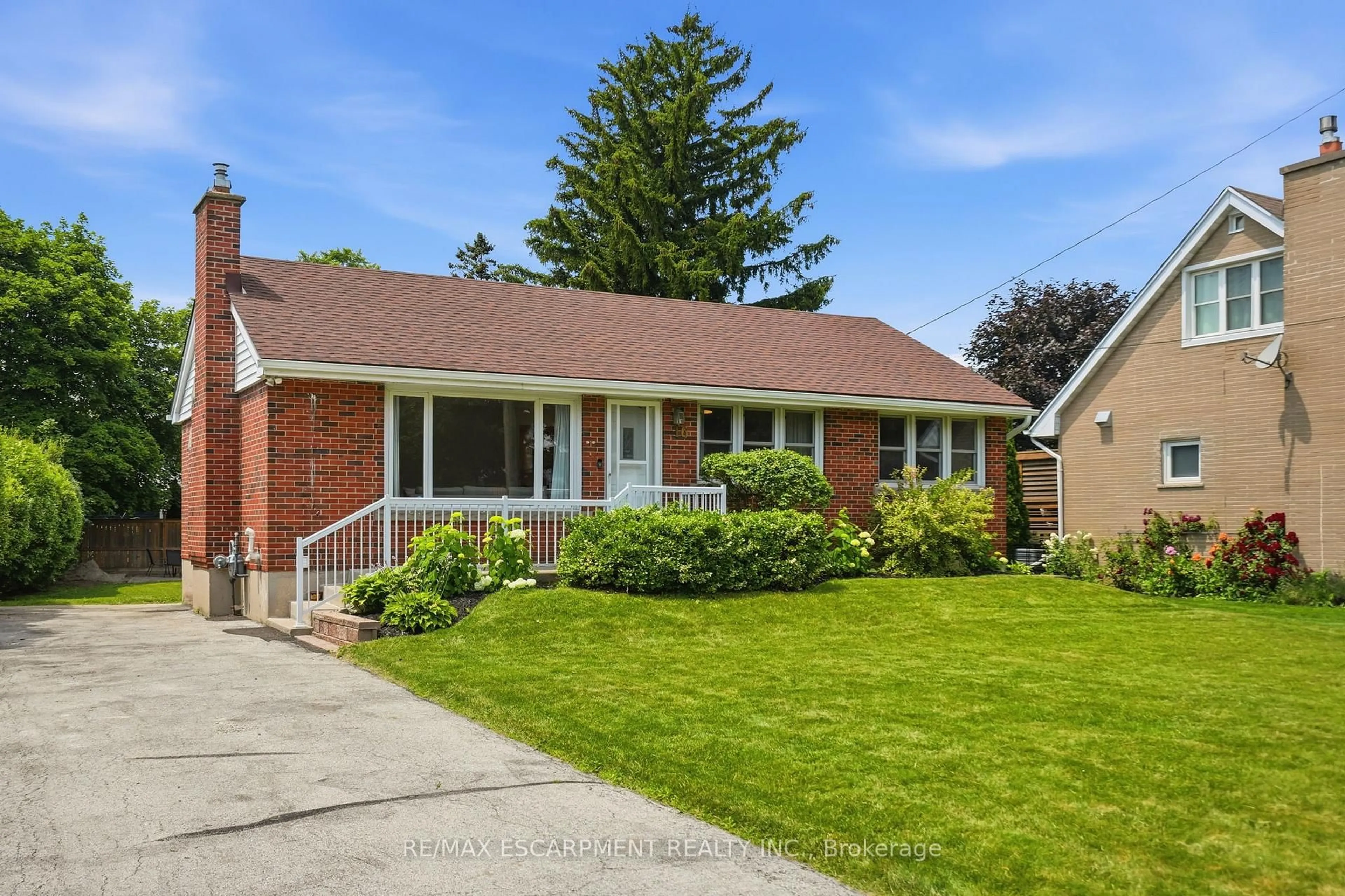 Home with brick exterior material, street for 16 Kings Forest Dr, Hamilton Ontario L8T 4J3