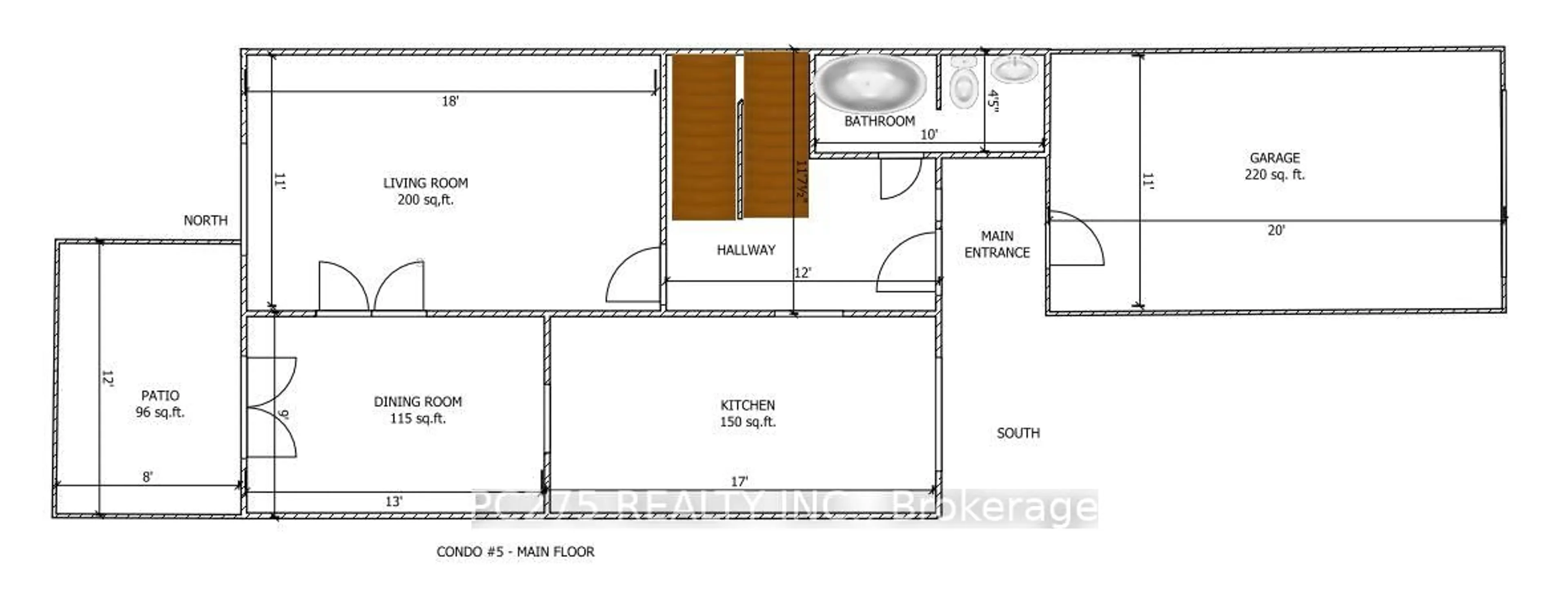 Floor plan for 1460 Limberlost Rd #5, London North Ontario N6G 2C6