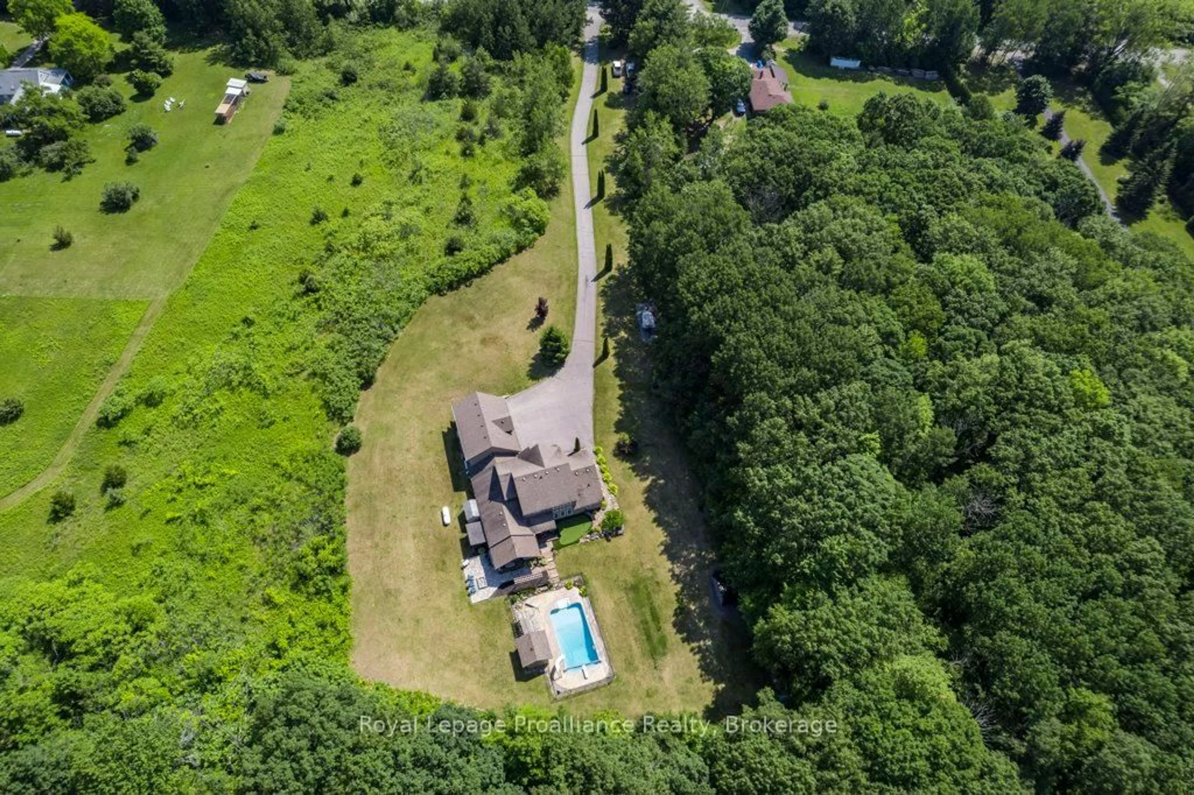 A pic from outside/outdoor area/front of a property/back of a property/a pic from drone, unknown for 402 Fiddick Rd, Cramahe Ontario K0K 1H0