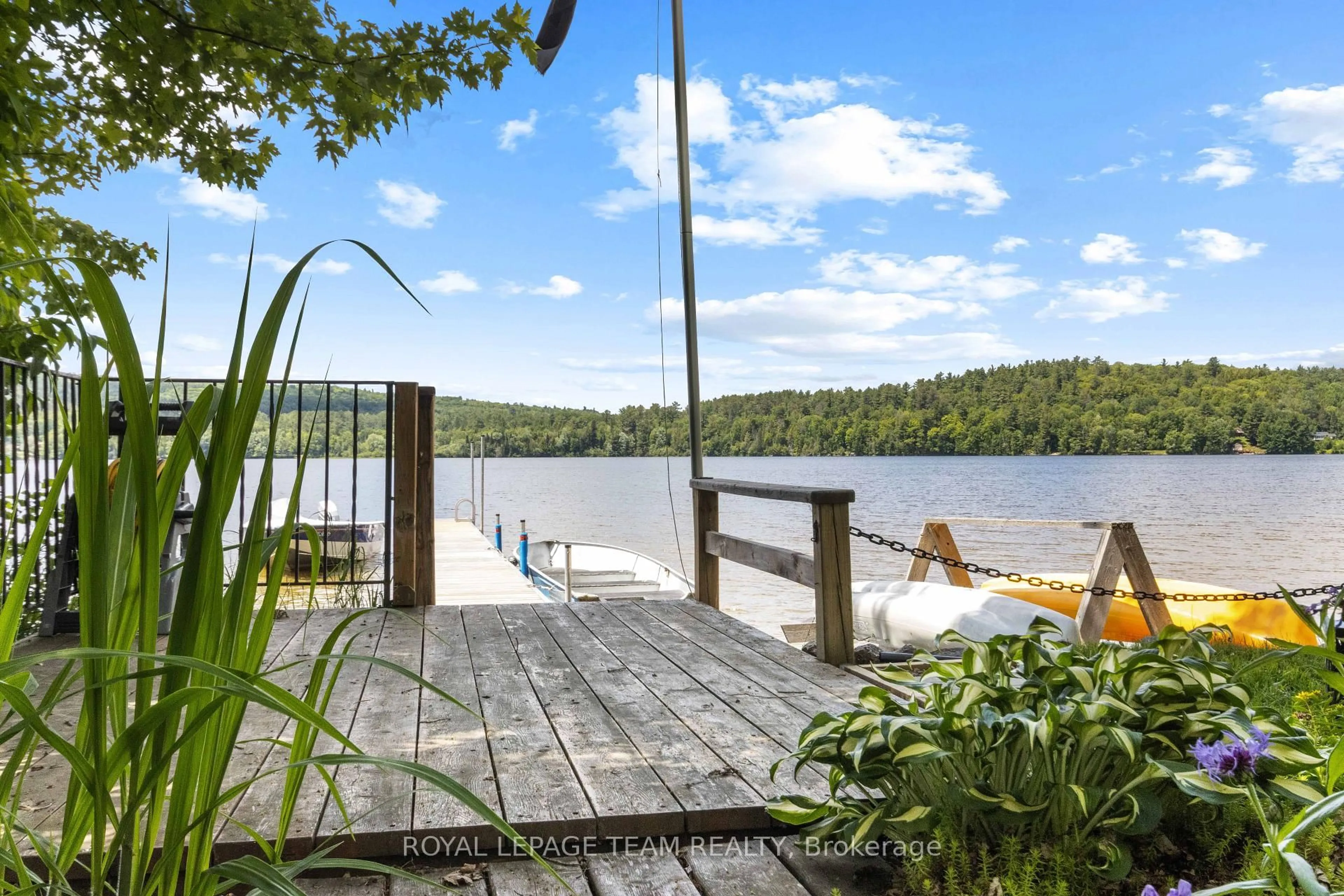 Patio, water/lake/river/ocean view for 156 Mask Island Dr, Barry's Bay Ontario K0J 1B0