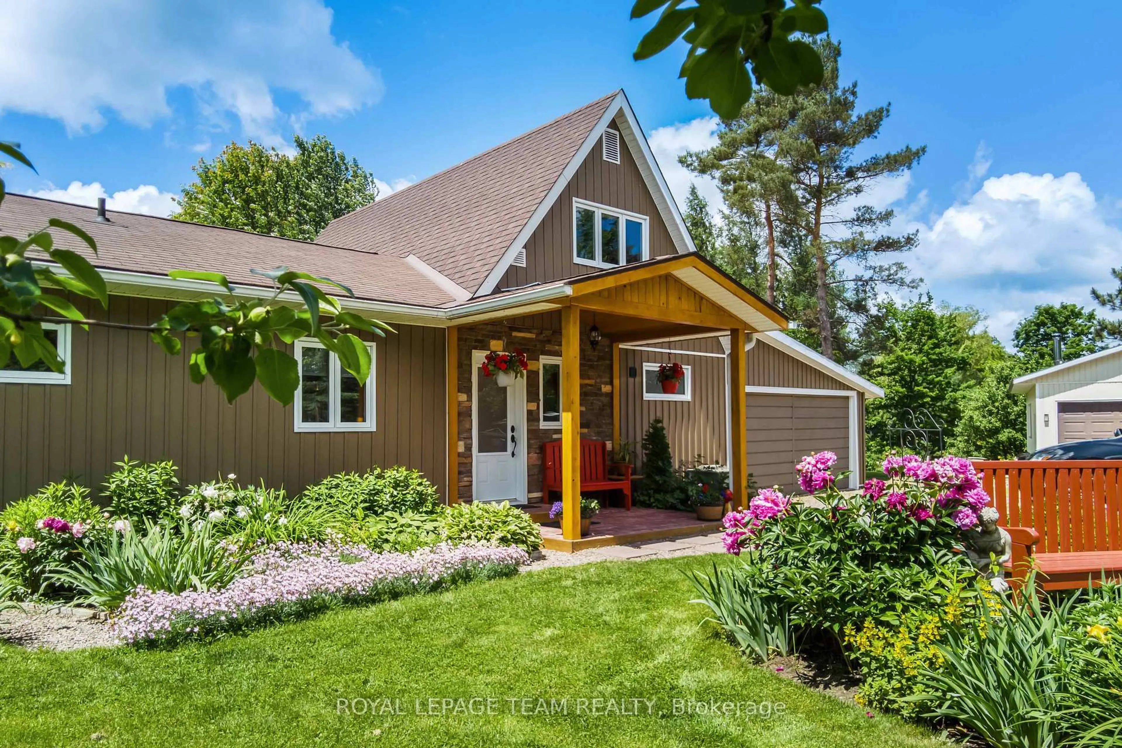 Home with brick exterior material, street for 156 Mask Island Dr, Barry's Bay Ontario K0J 1B0