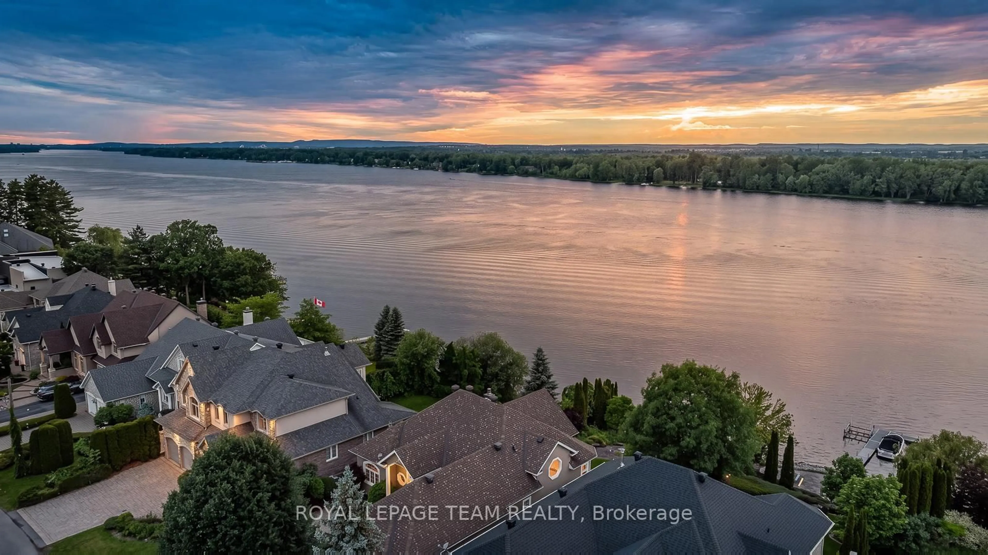 A pic from outside/outdoor area/front of a property/back of a property/a pic from drone, water/lake/river/ocean view for 6361 Radisson Way, Ottawa Ontario K1C 2Z9