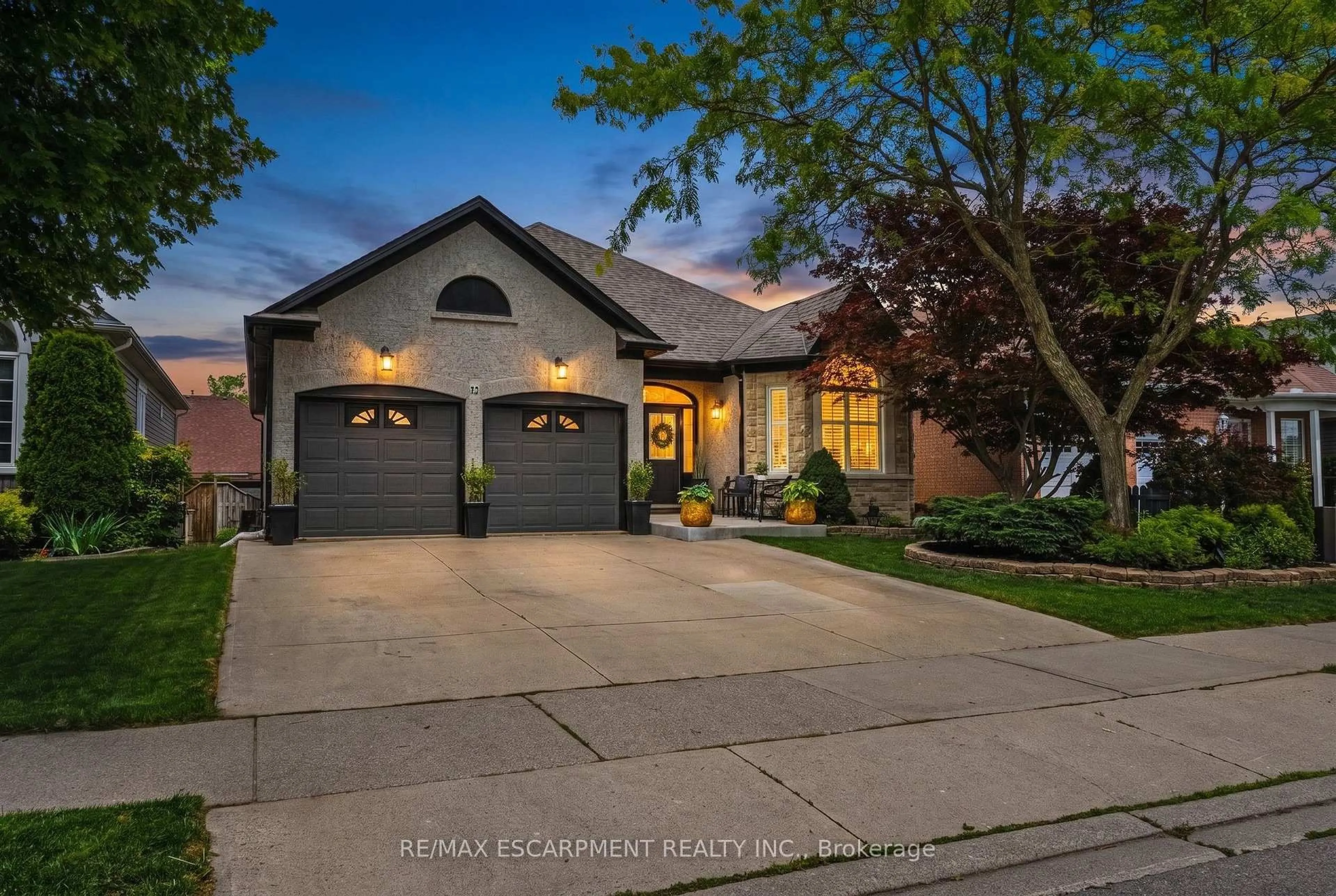 Home with brick exterior material, street for 32 Kopperfield Lane, Hamilton Ontario L0R 1W0