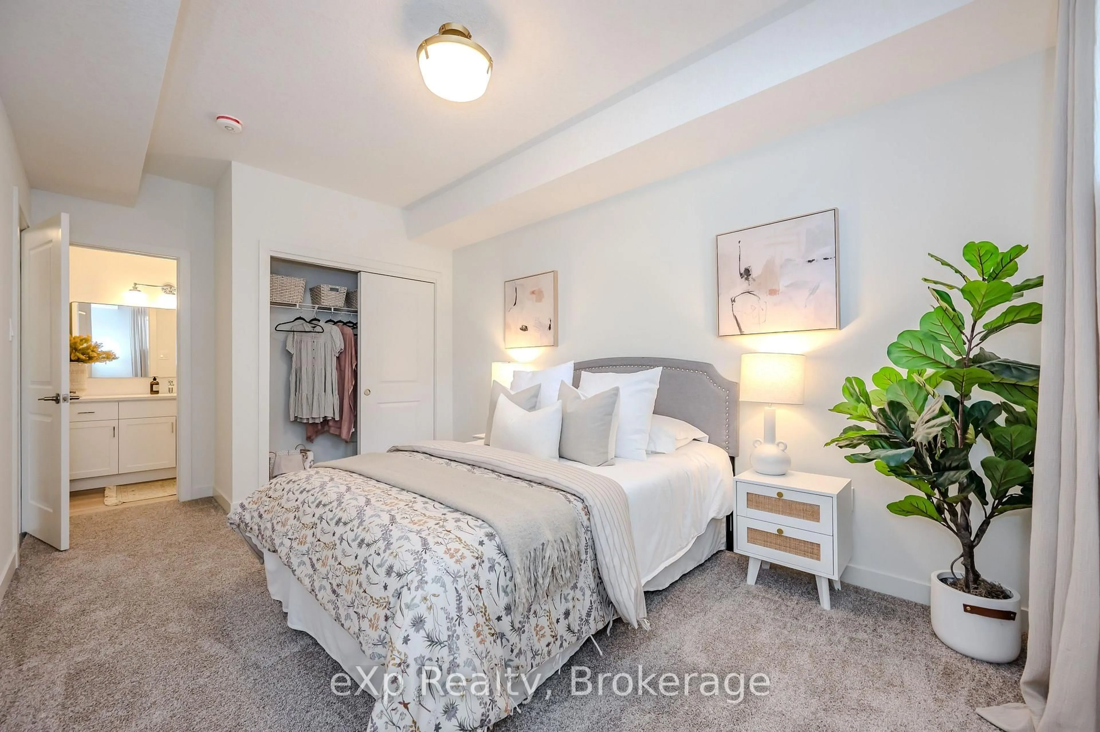 Bedroom with bed, unknown for 824 Woolwich St #72, Guelph Ontario N1H 1G8