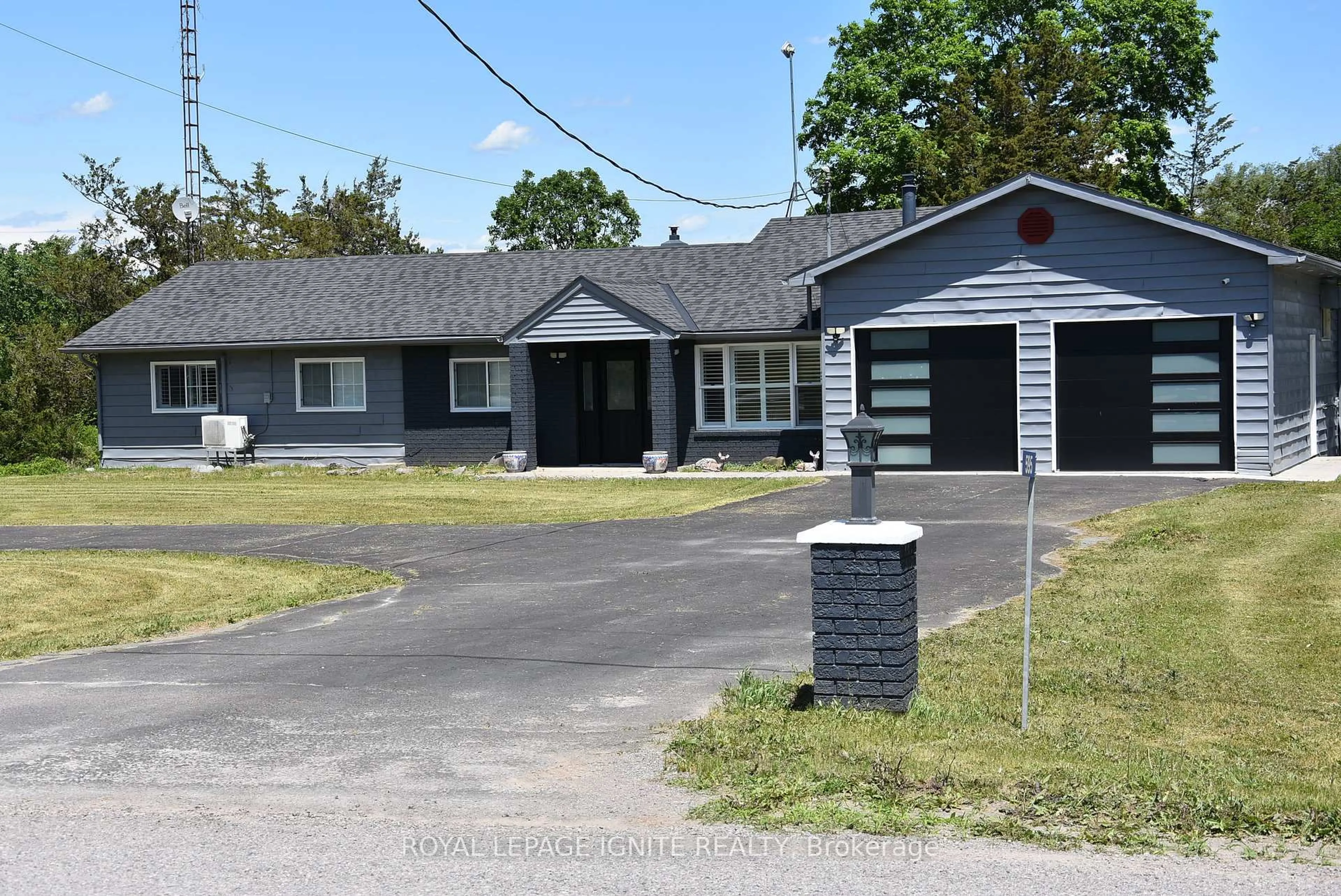 A pic from outside/outdoor area/front of a property/back of a property/a pic from drone, street for 595 Percy Boom Rd, Trent Hills Ontario K0L 1L0