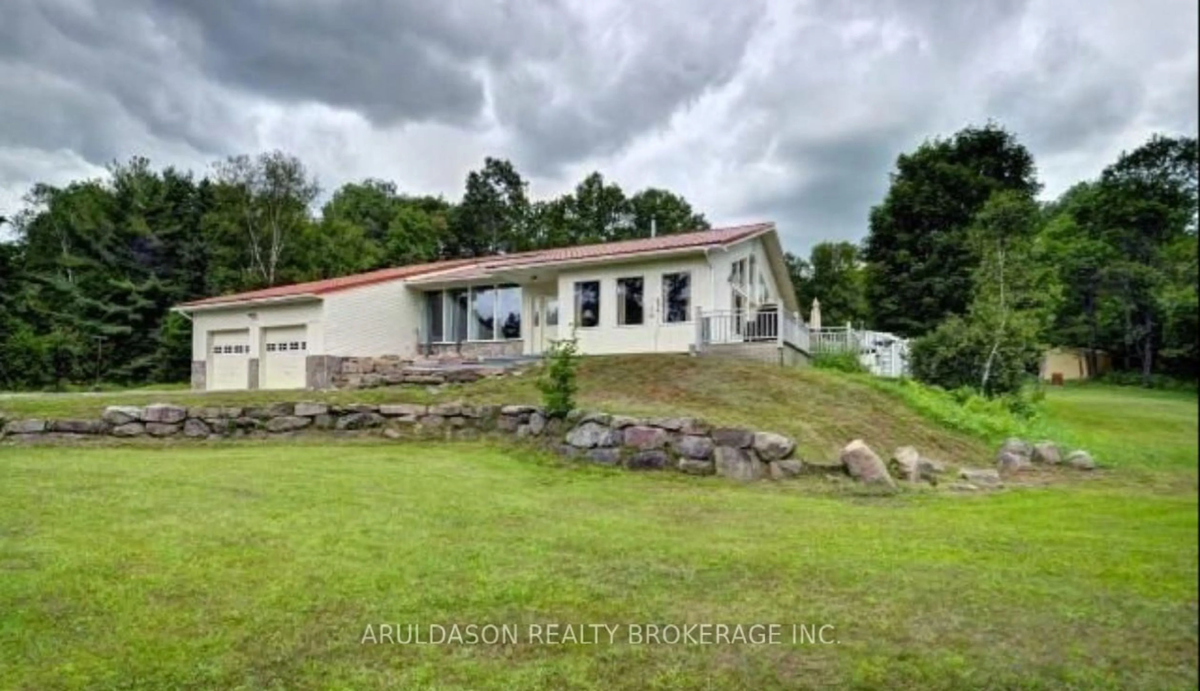 A pic from outside/outdoor area/front of a property/back of a property/a pic from drone, unknown for 2320 HIGHWAY 518, McMurrich/Monteith Ontario P0A 1Y0