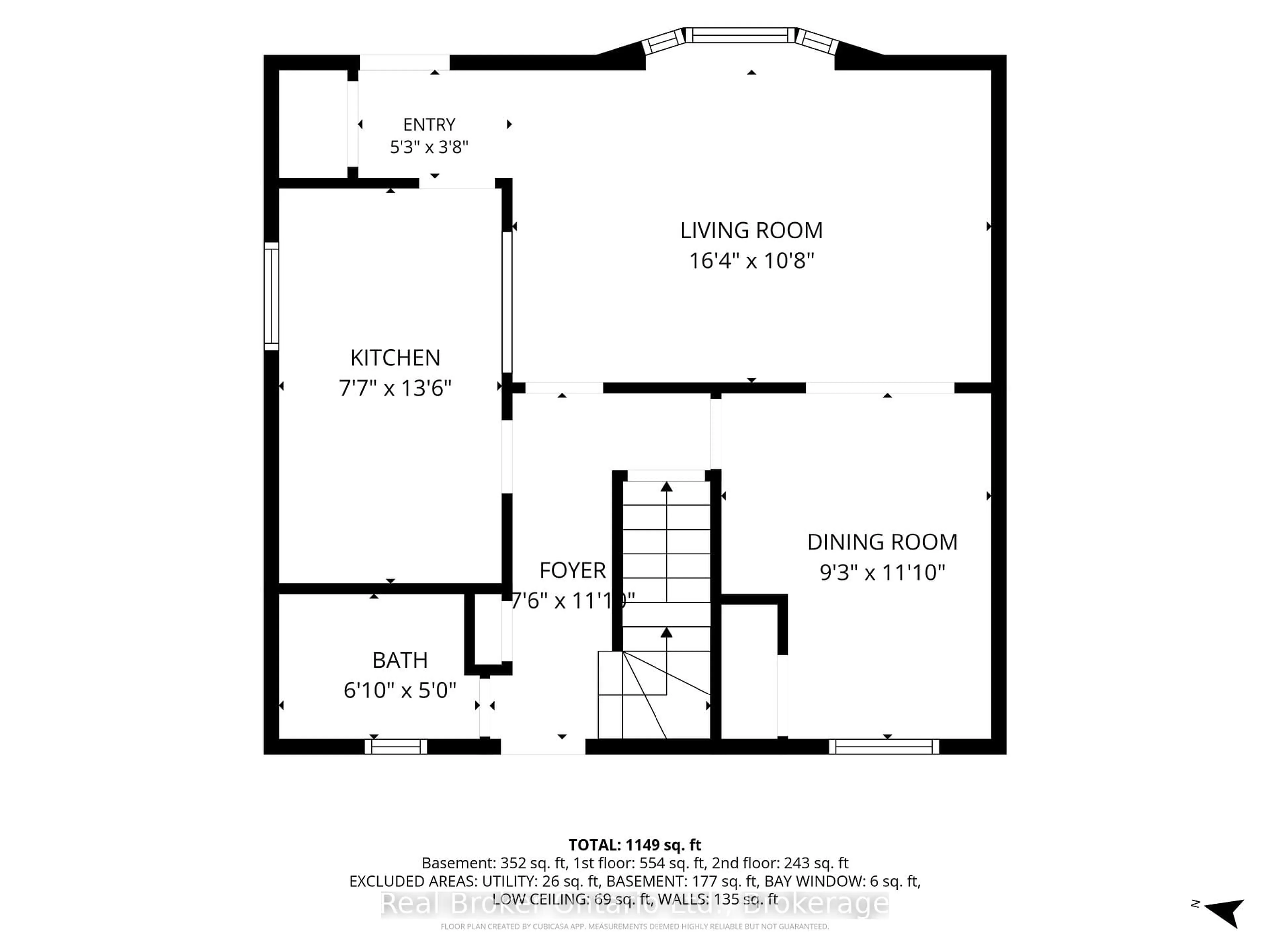 Floor plan for 1 Janis Crt, Hamilton Ontario L9H 1S8