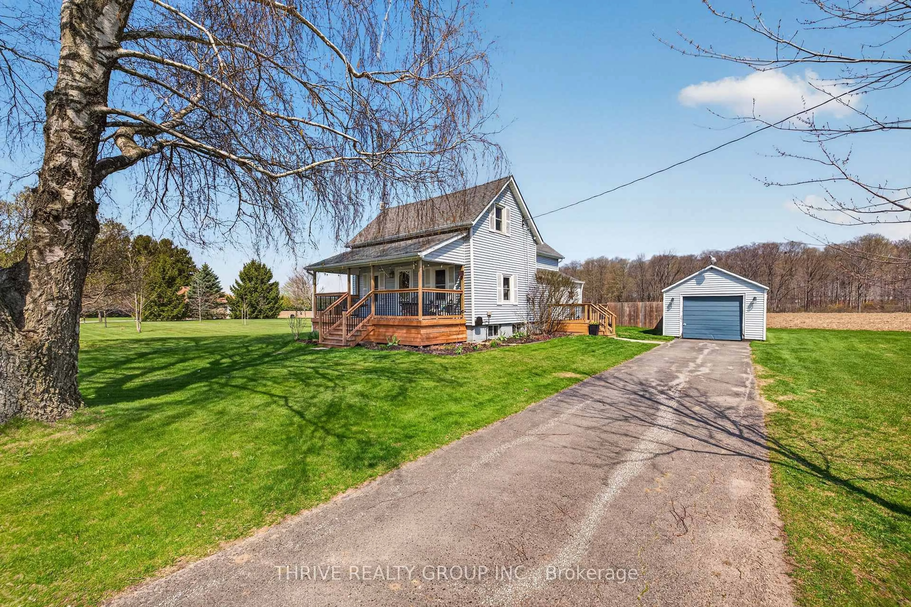 A pic from outside/outdoor area/front of a property/back of a property/a pic from drone, water/lake/river/ocean view for 44856 Dexter Line, Central Elgin Ontario N0L 2L0
