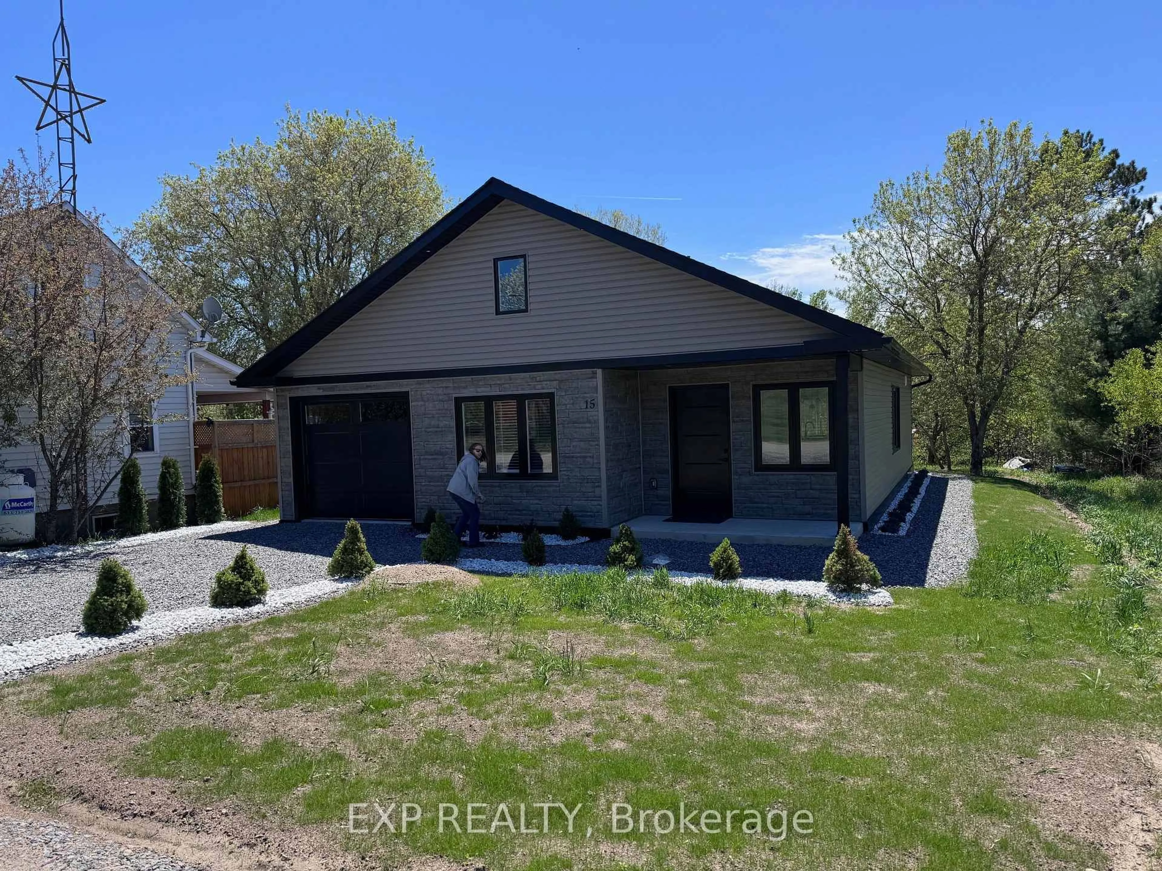 Home with brick exterior material, street for 15 Zilney St, Barry's Bay Ontario K0J 1B0