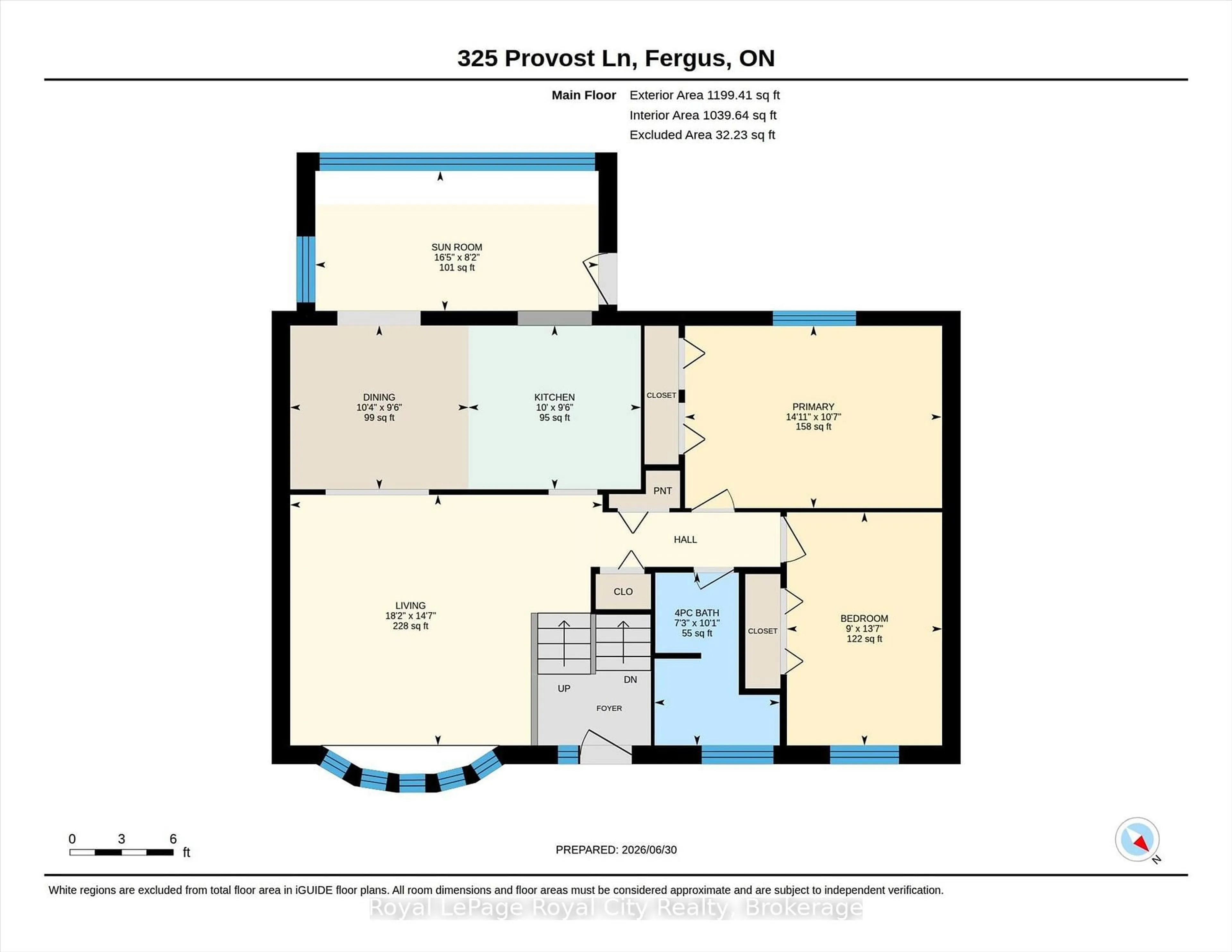 Floor plan for 325 Provost Lane, Centre Wellington Ontario N1M 2N2