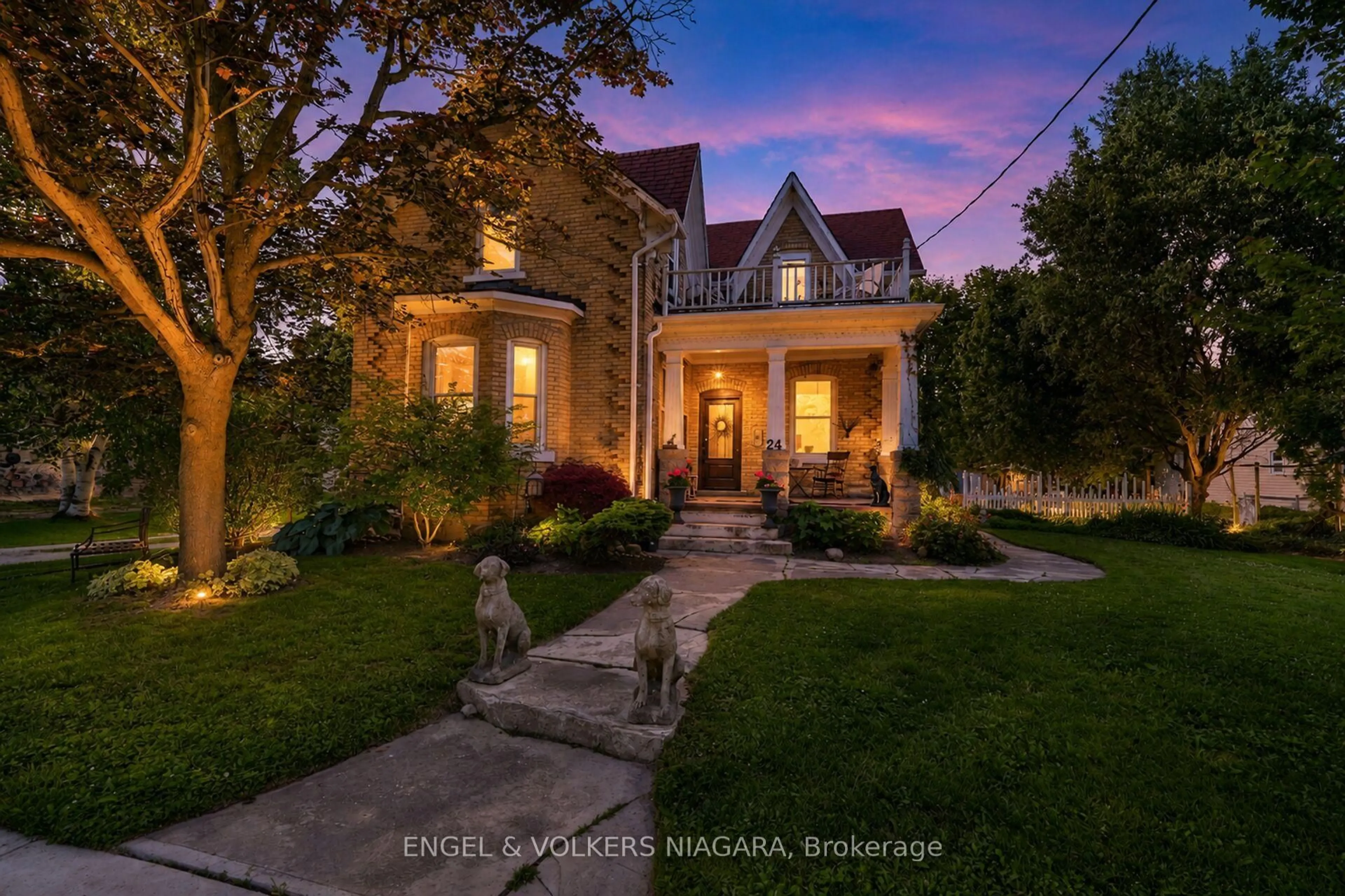 Home with brick exterior material, street for 24 Mill Ave, Bluewater Ontario N0M 2T0