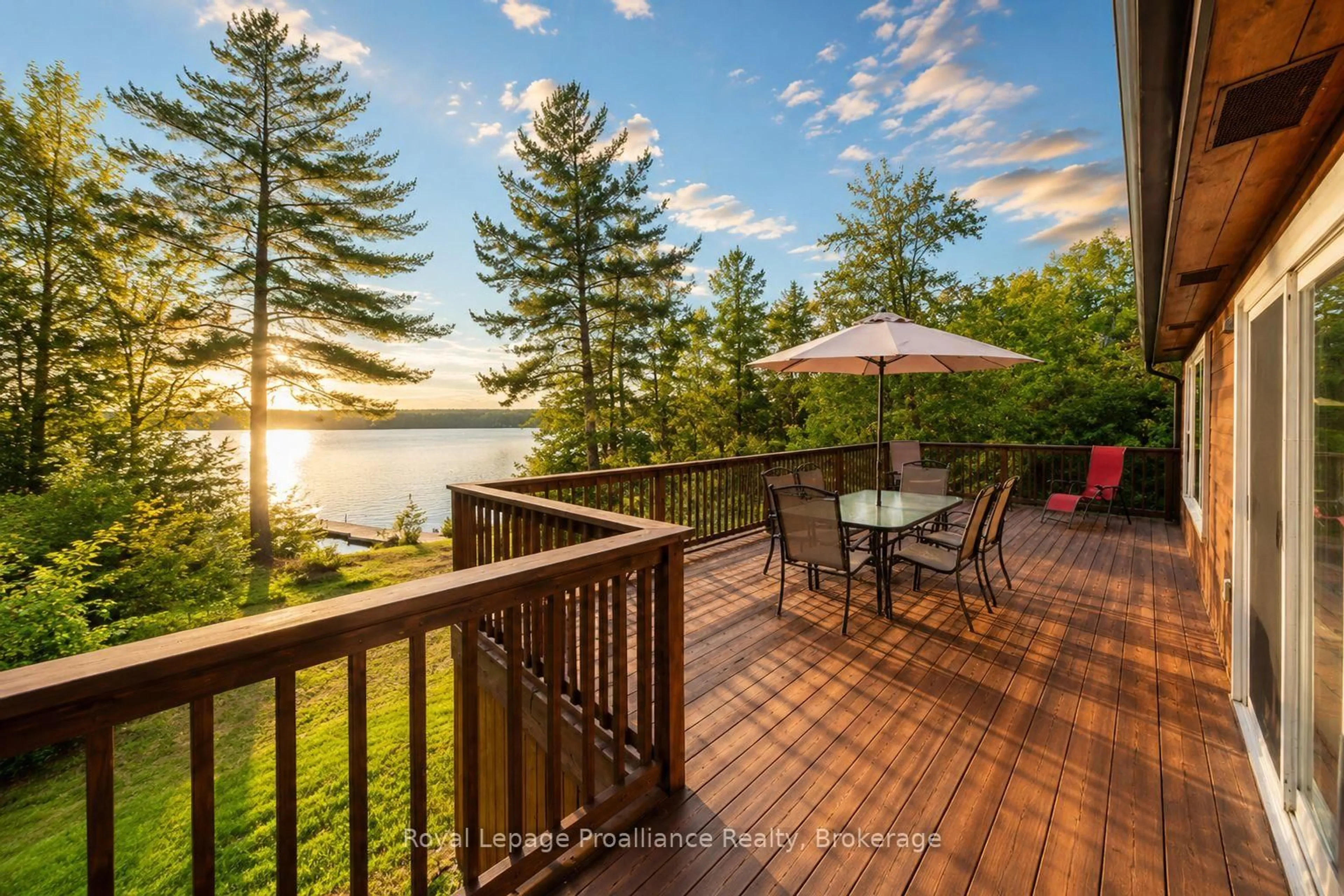 Patio, water/lake/river/ocean view for 518 Water Access Mazinaw Lake, Cloyne Ontario K0H 1K0