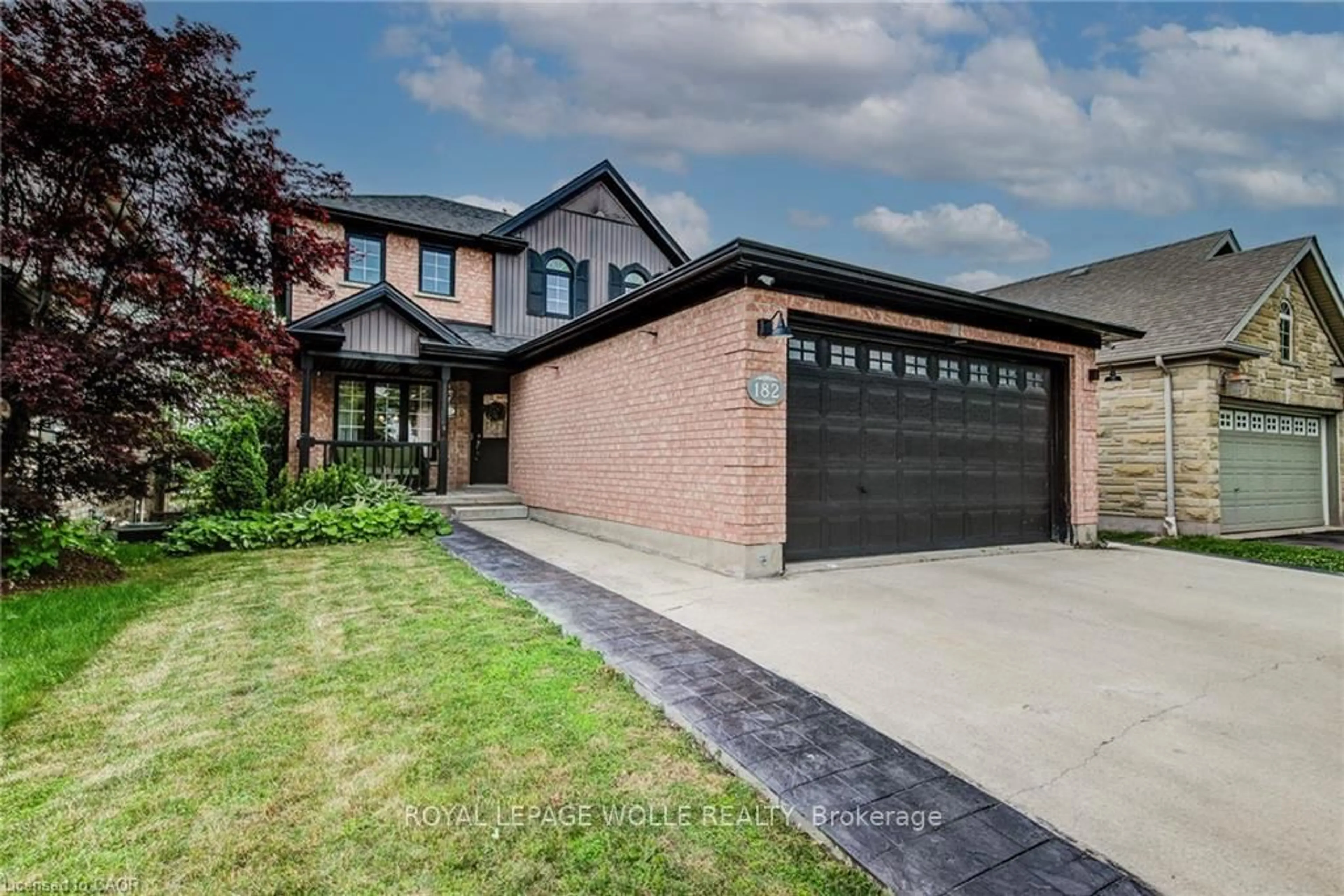Home with brick exterior material, street for 182 Kerwood Dr, Cambridge Ontario N3C 4H7