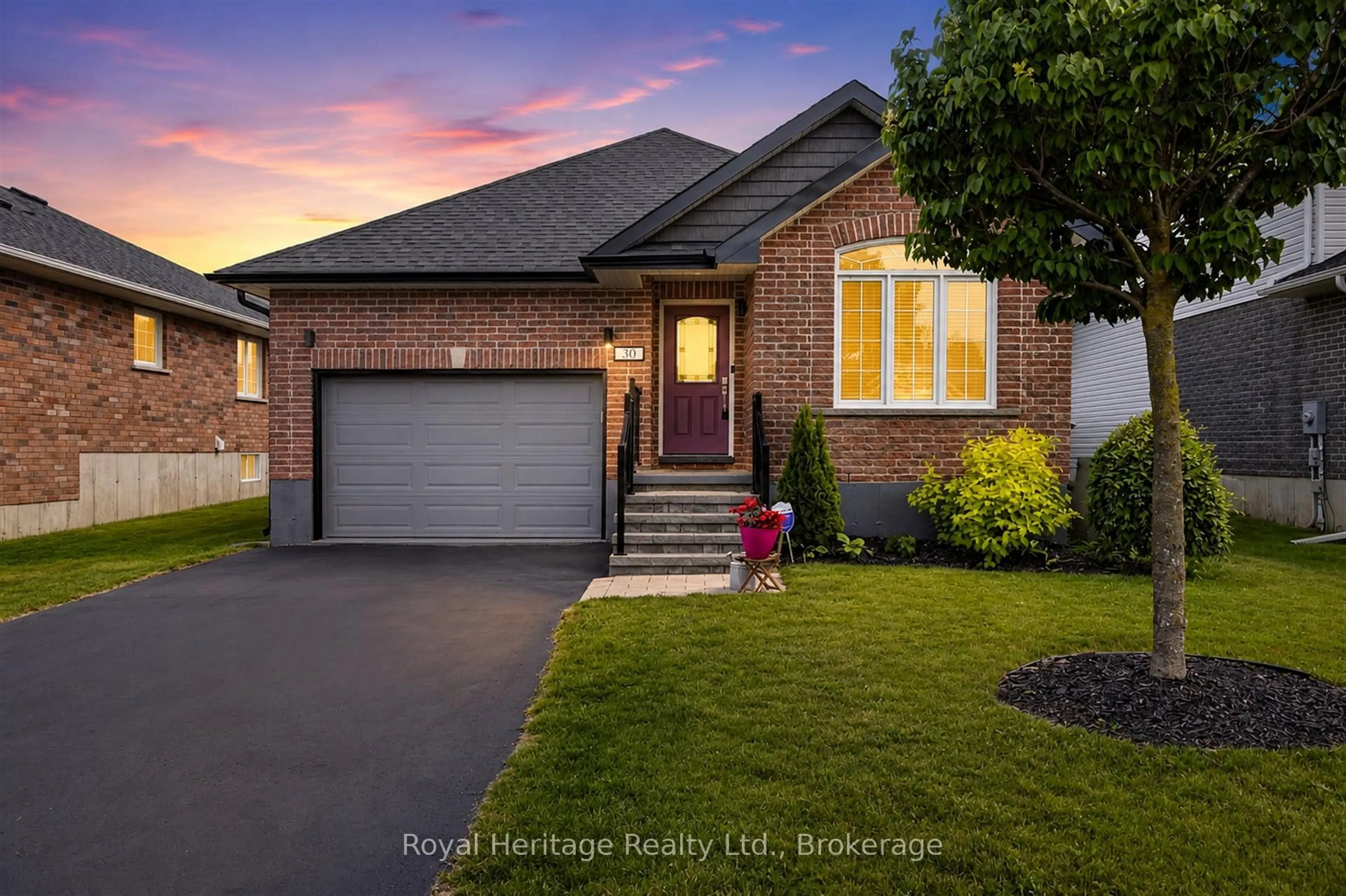Home with brick exterior material, street for 30 Springdale Dr, Kawartha Lakes Ontario K9V 0J3