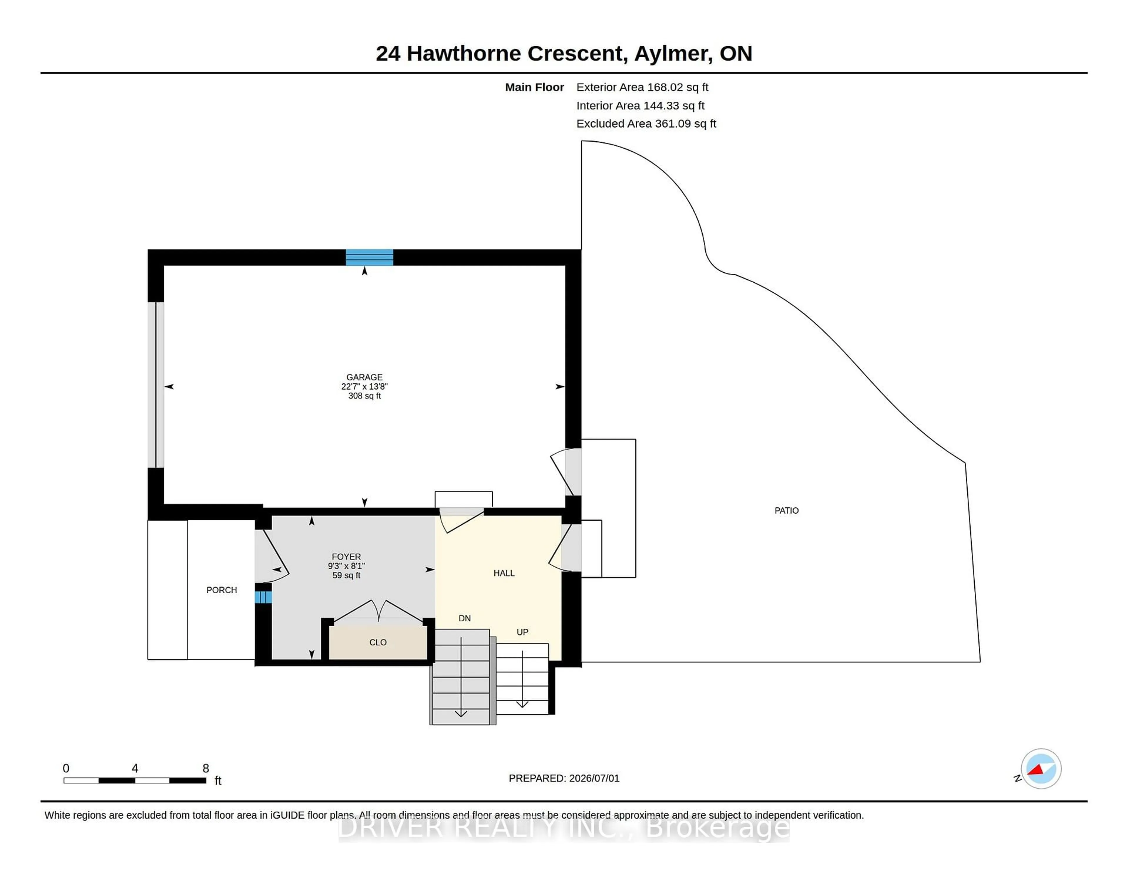 Floor plan for 24 Hawthorne Cres, Aylmer Ontario N5H 3C3