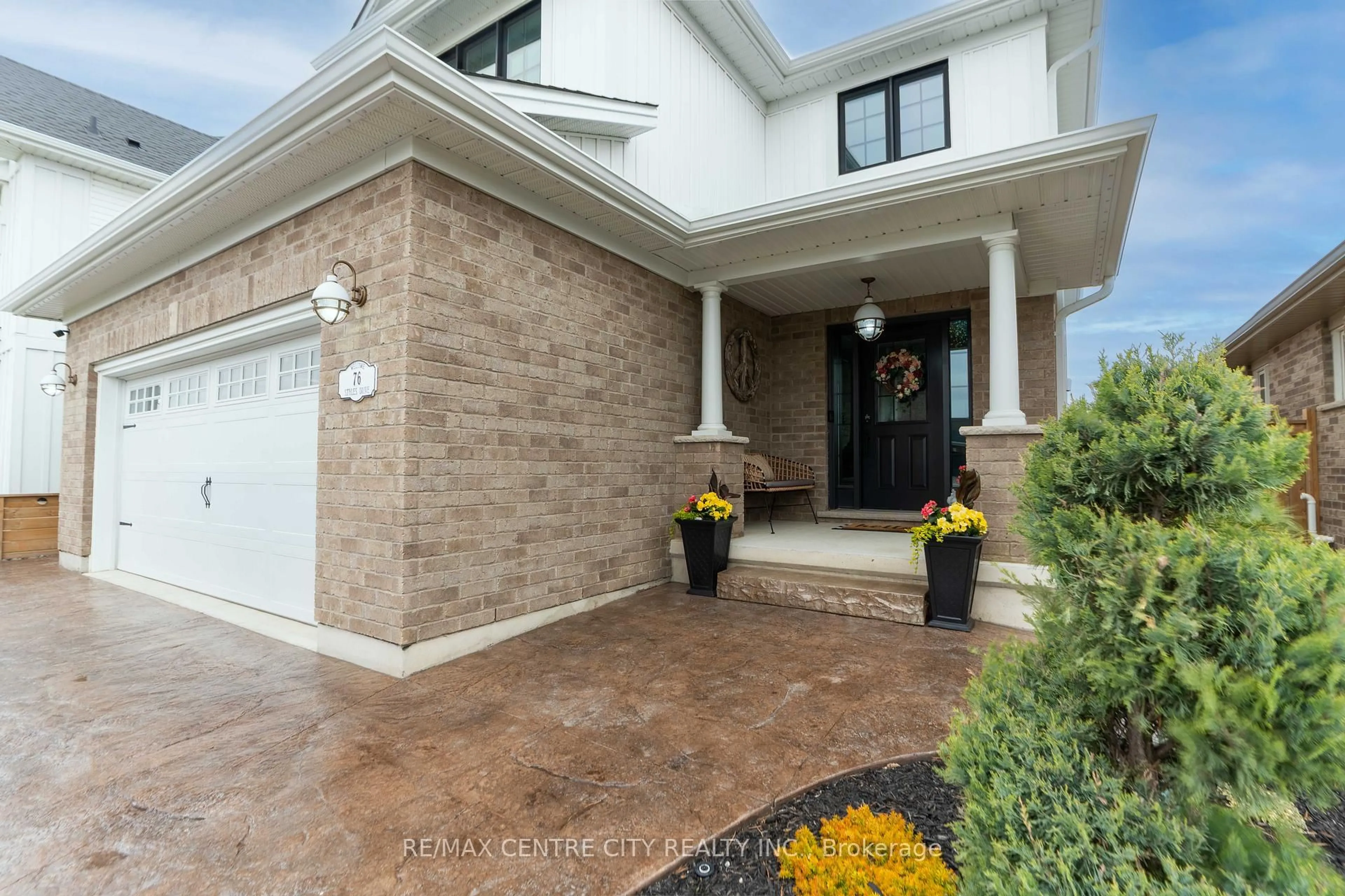 Home with brick exterior material, street for 76 Styles Dr, St. Thomas Ontario N5R 0M3