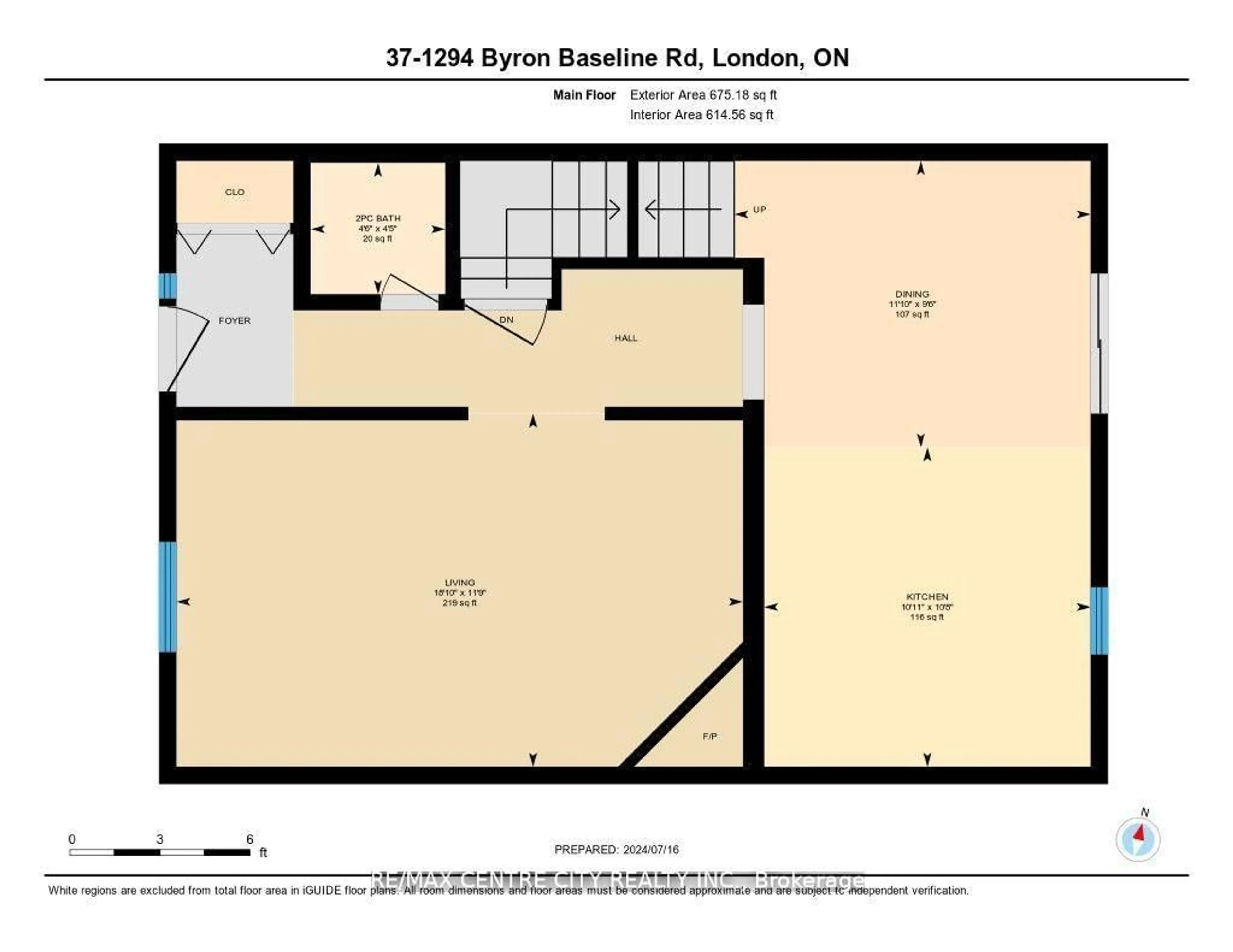 Floor plan for 1294 Byron Baseline Rd #37, London South Ontario N6K 4G8