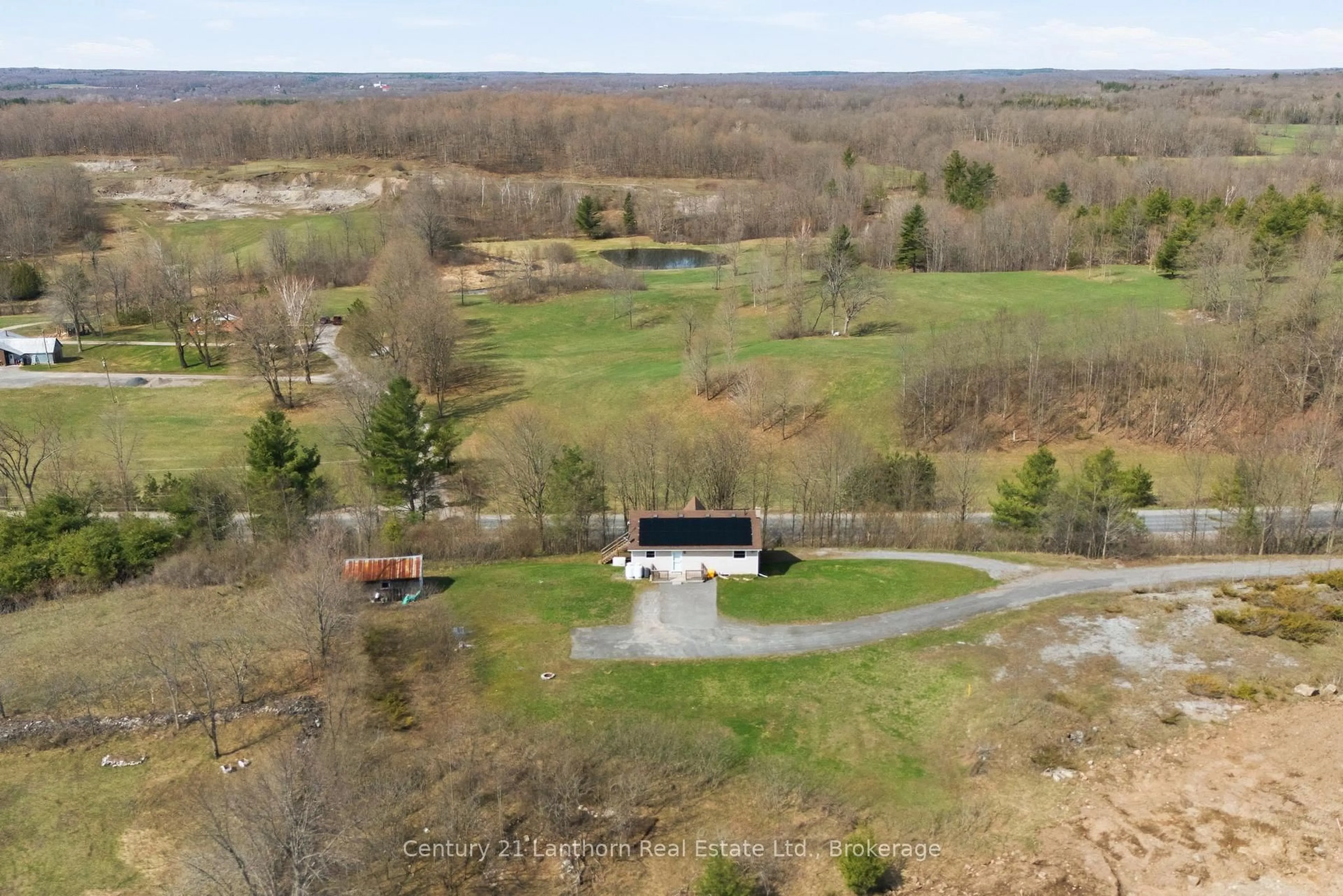 A pic from outside/outdoor area/front of a property/back of a property/a pic from drone, unknown for 656 A Cooper Rd, Madoc Ontario K0K 2K0