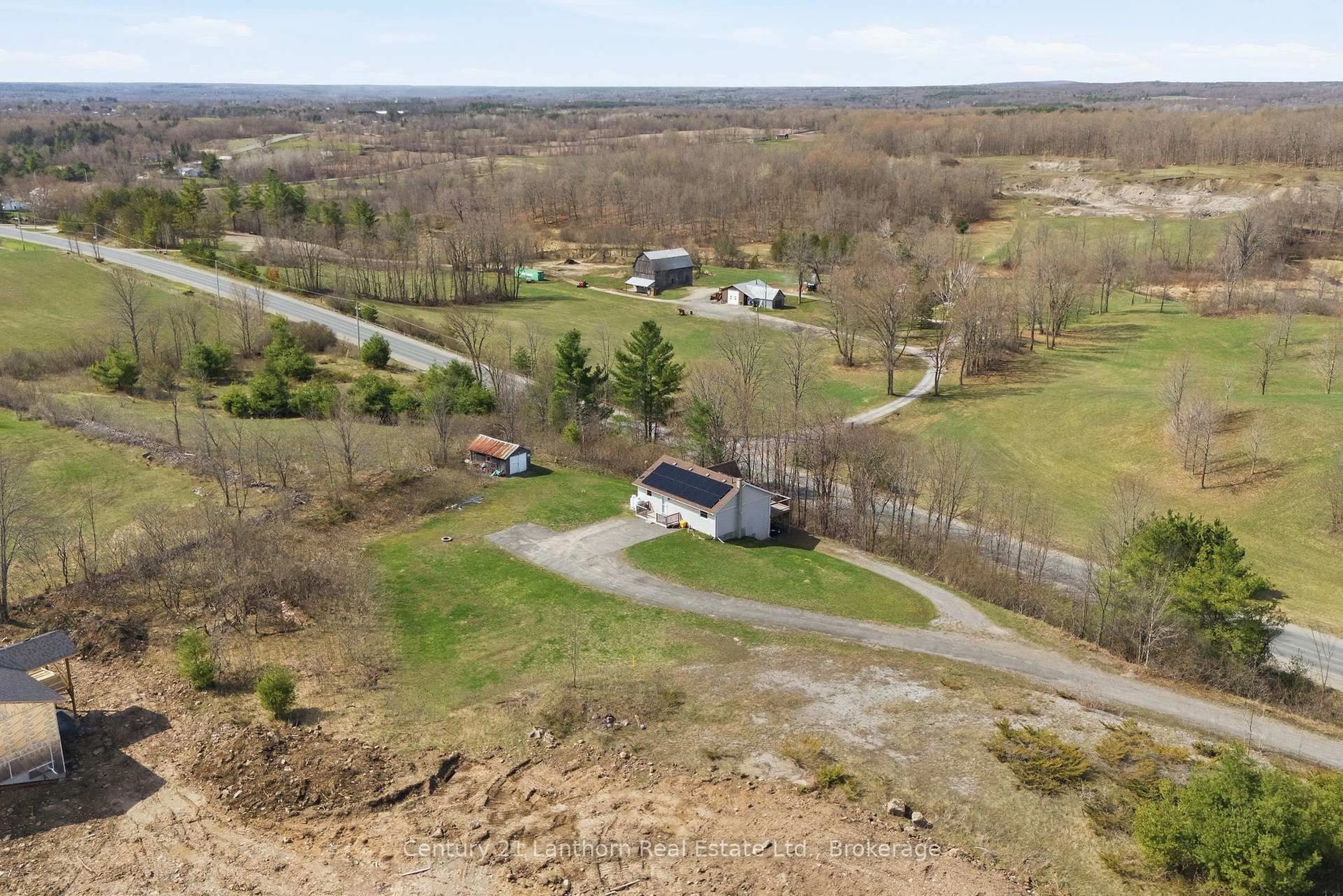 A pic from outside/outdoor area/front of a property/back of a property/a pic from drone, unknown for 656 A Cooper Rd, Madoc Ontario K0K 2K0