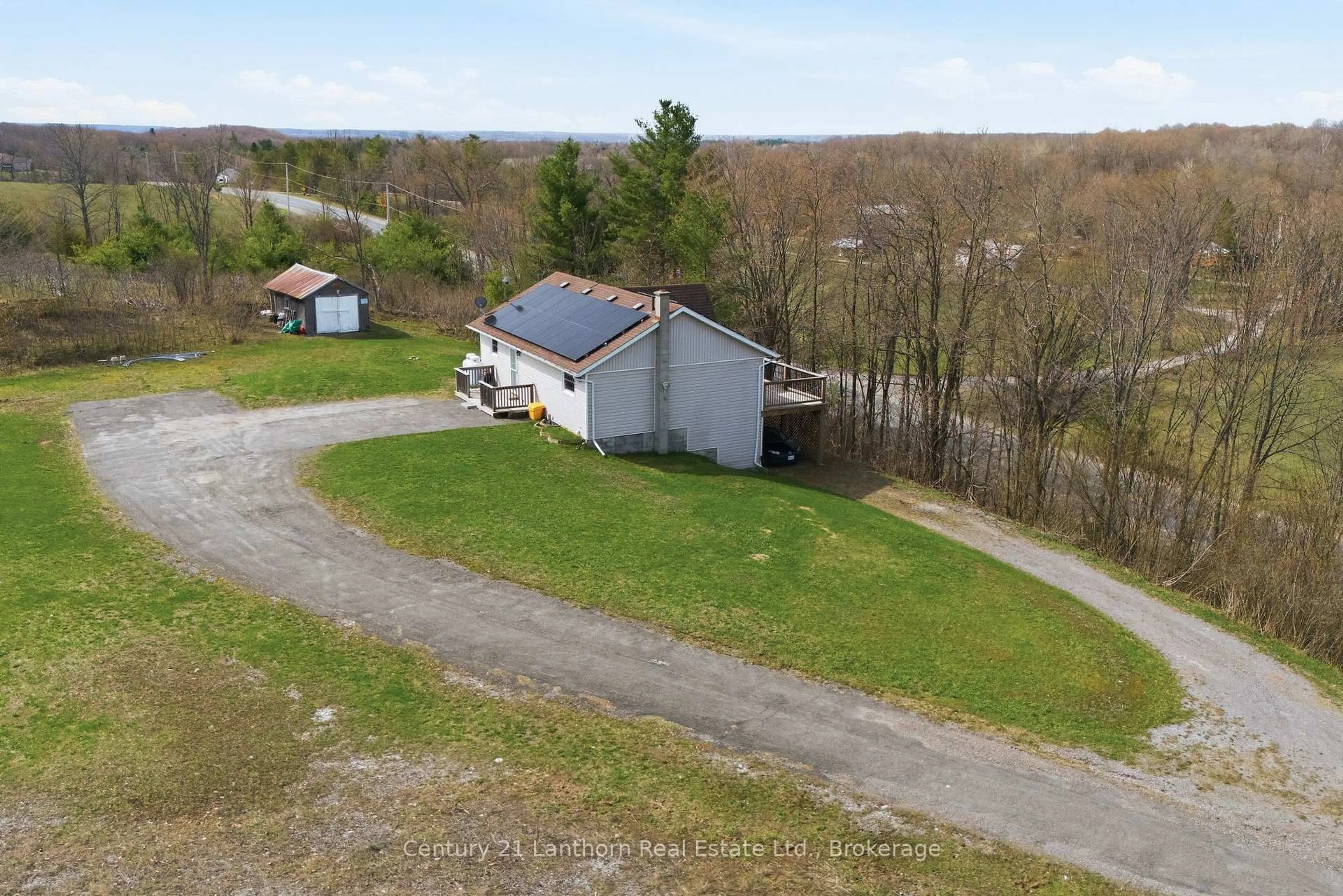A pic from outside/outdoor area/front of a property/back of a property/a pic from drone, unknown for 656 A Cooper Rd, Madoc Ontario K0K 2K0