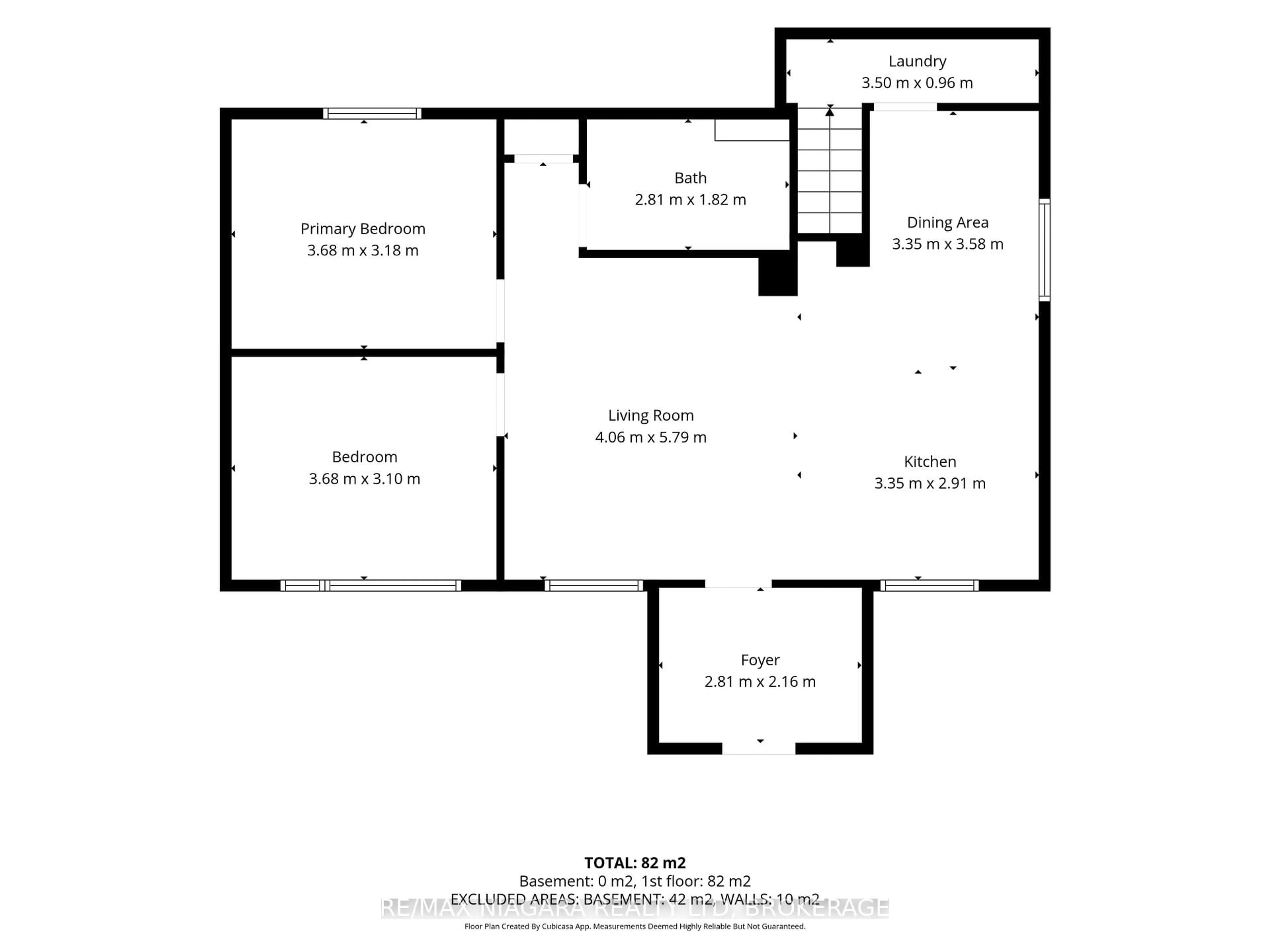 Floor plan for 150 Douglas St, Fort Erie Ontario L2A 3W9