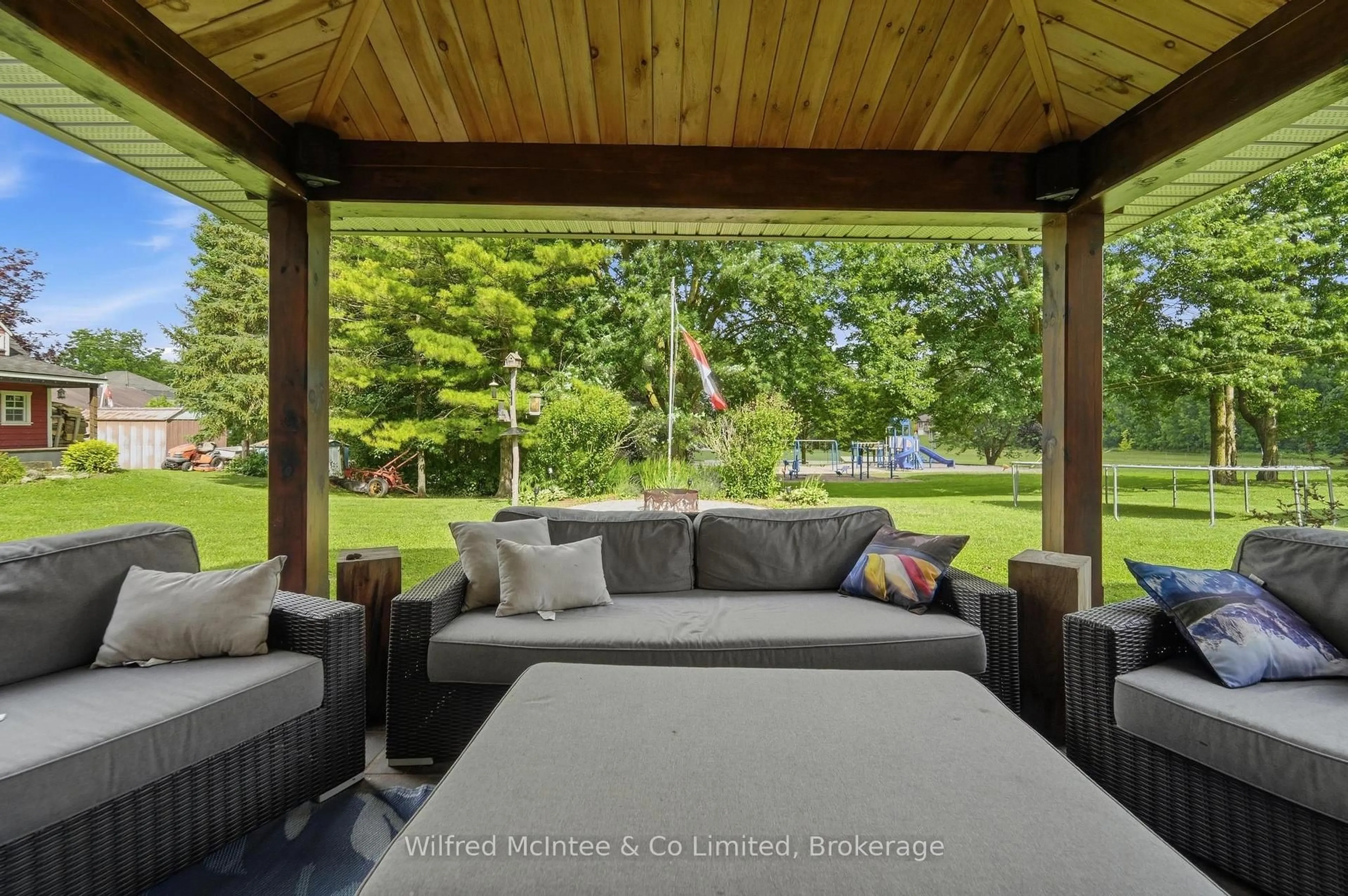 Patio, water/lake/river/ocean view for 7 Ignatz St, South Bruce Ontario N0G 2J0