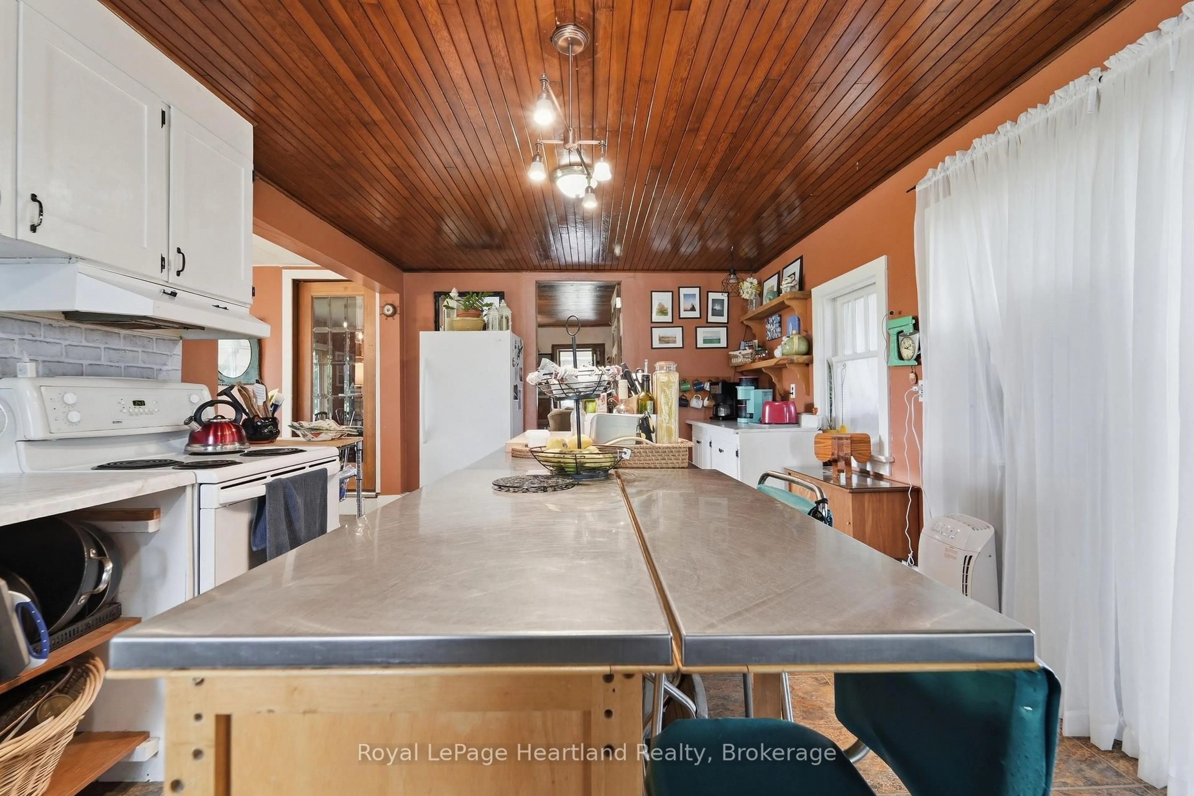 Open concept kitchen, ceramic/tile floor for 43882 Winthrop Rd, Huron East Ontario N0K 1E0